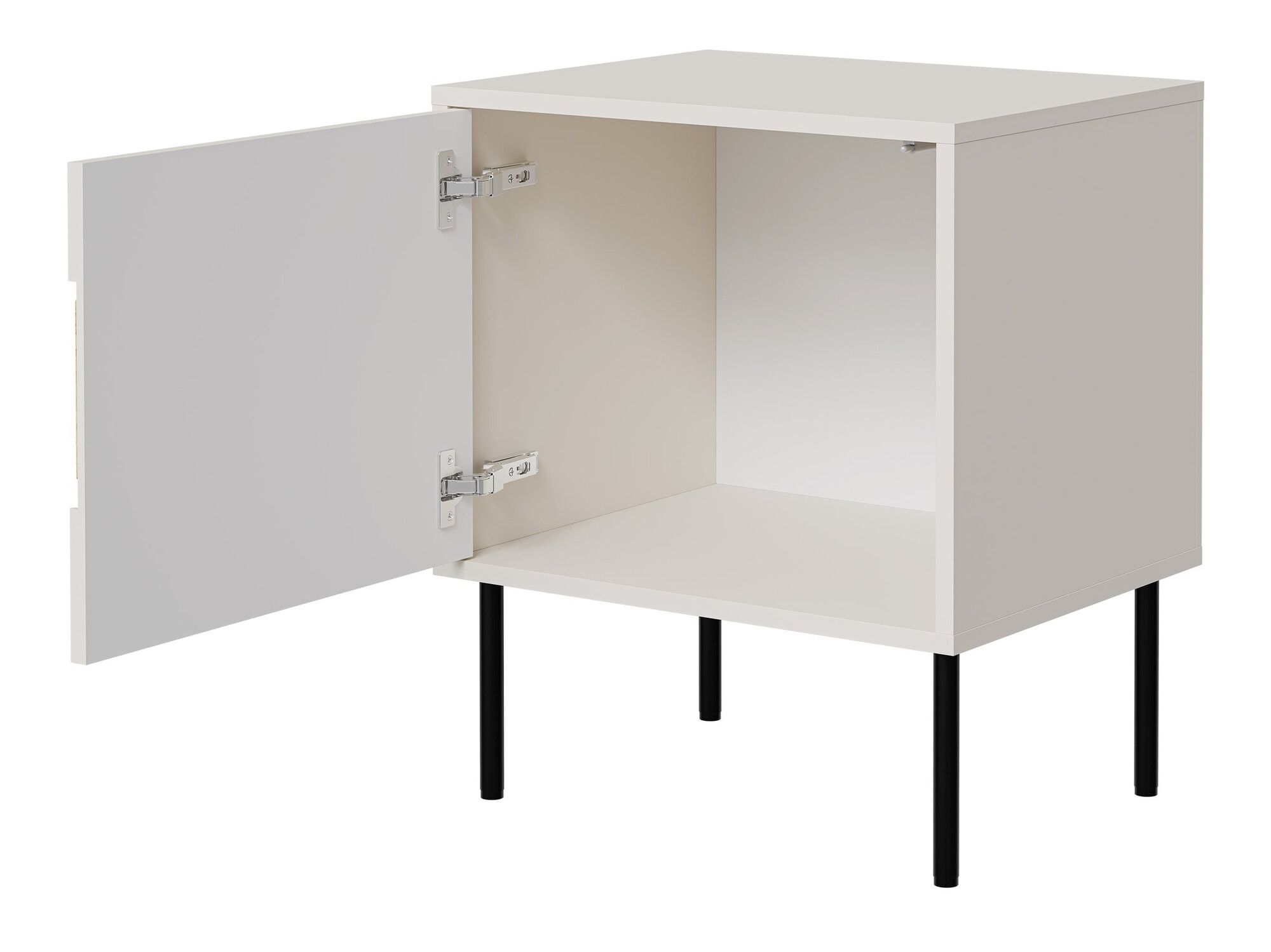 Set noćnih ormarića Monevare 104 (Crno + Вотан храст)