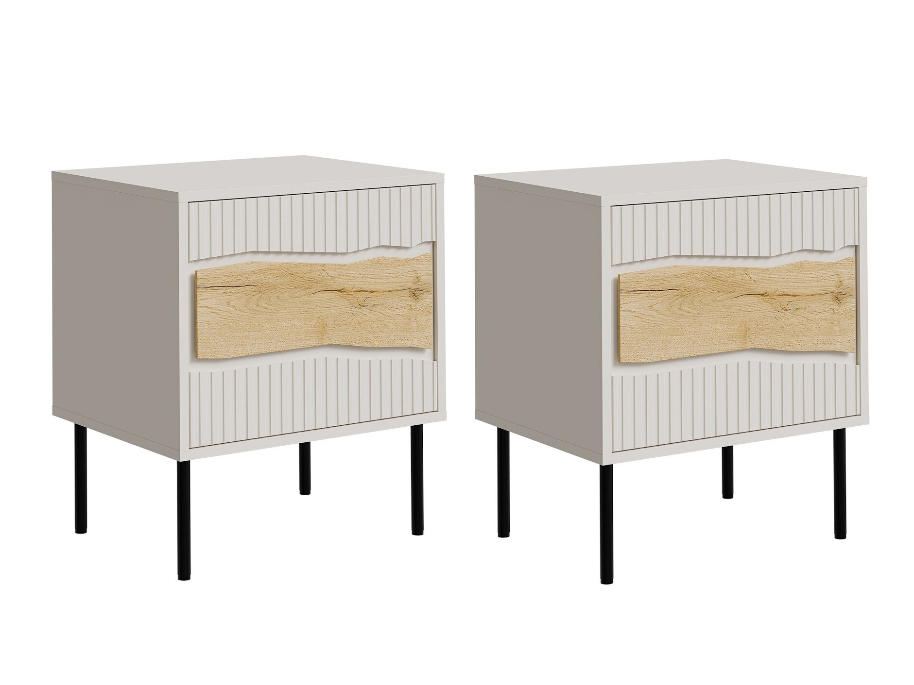 Set noćnih ormarića Monevare 104 (Вотан храст + Kašmir)