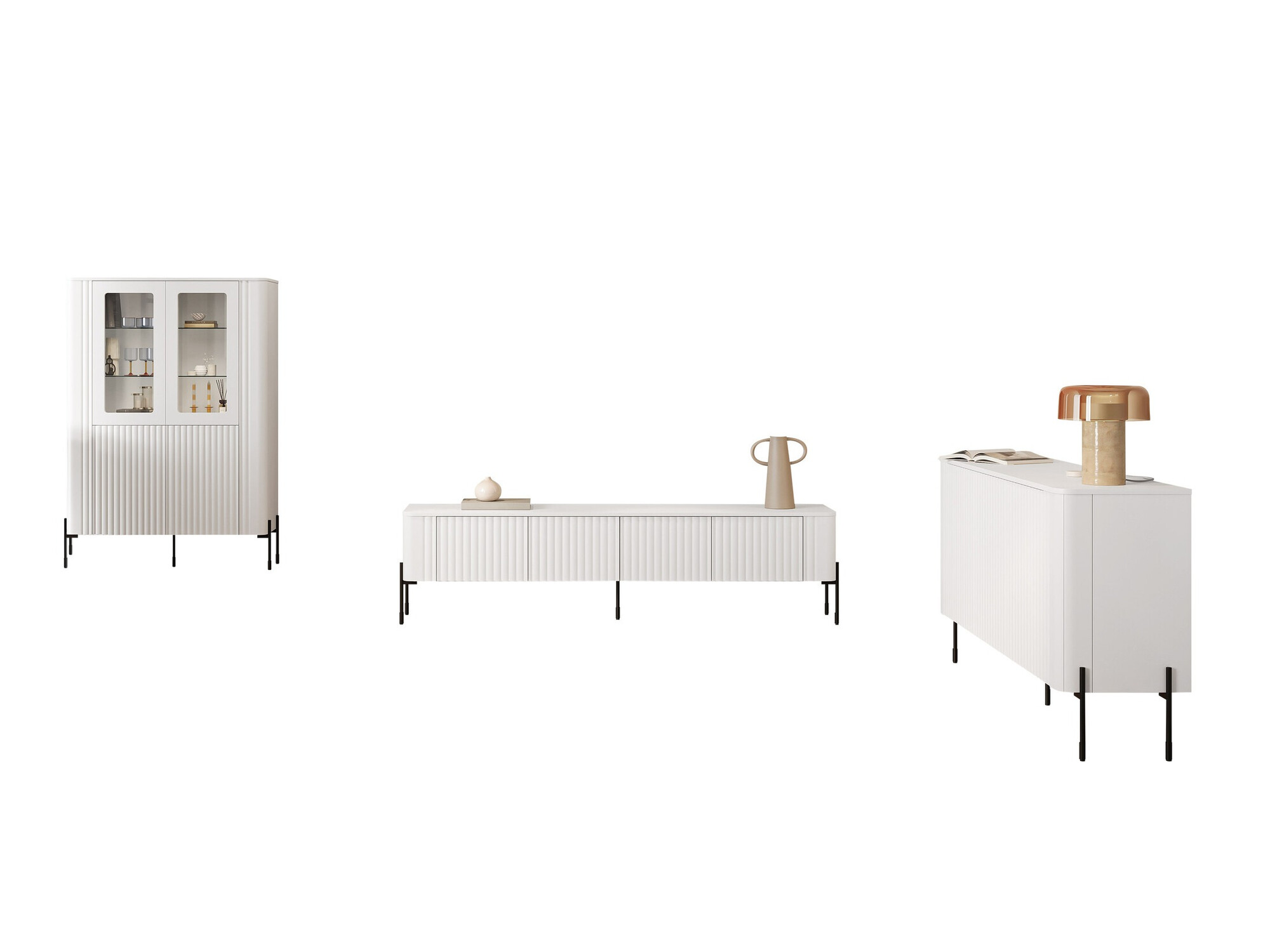 Set za dnevnu sobu Mavnue 104 (Belo)