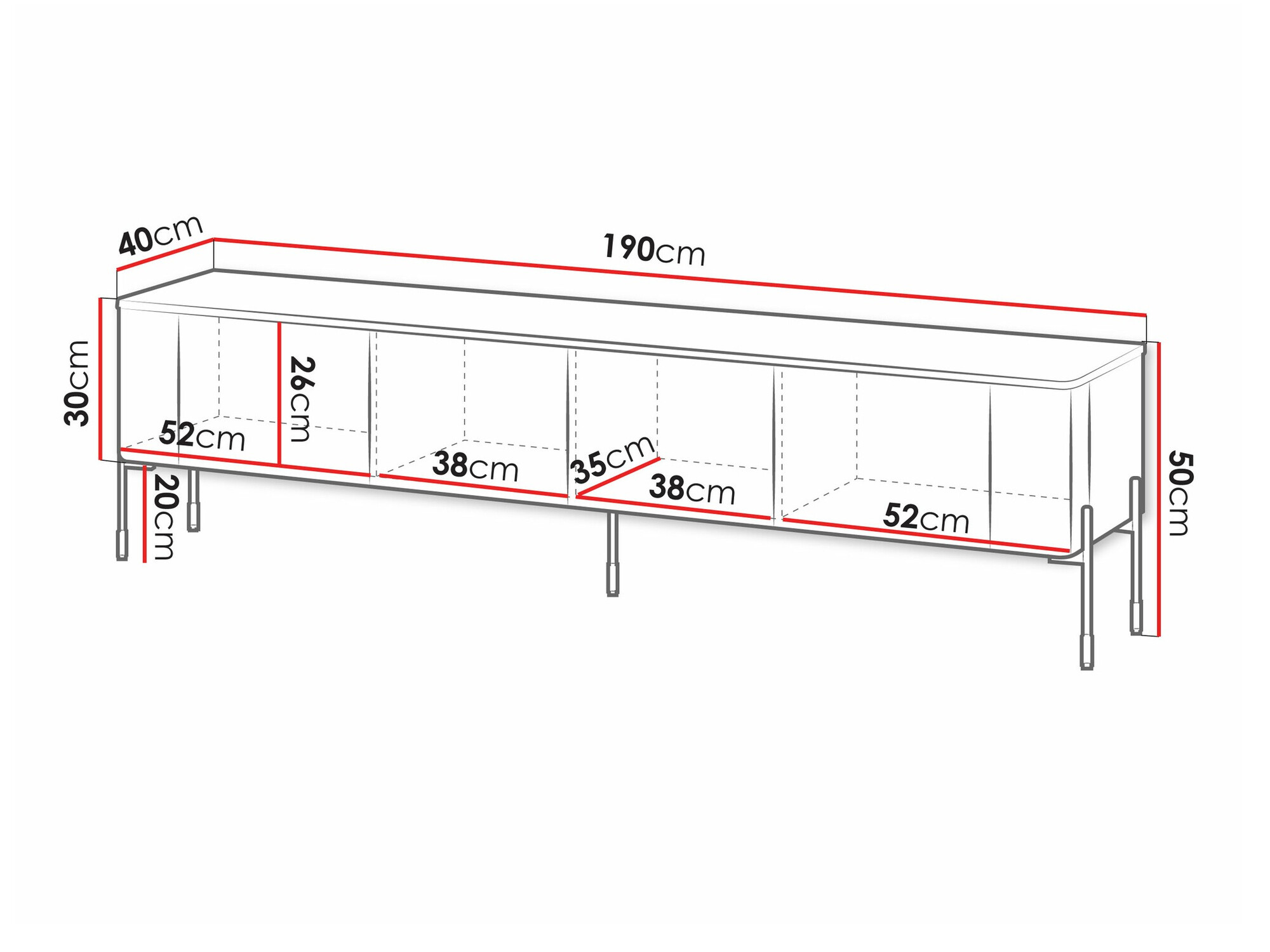 TV sto Mavnue 102 (Crno)