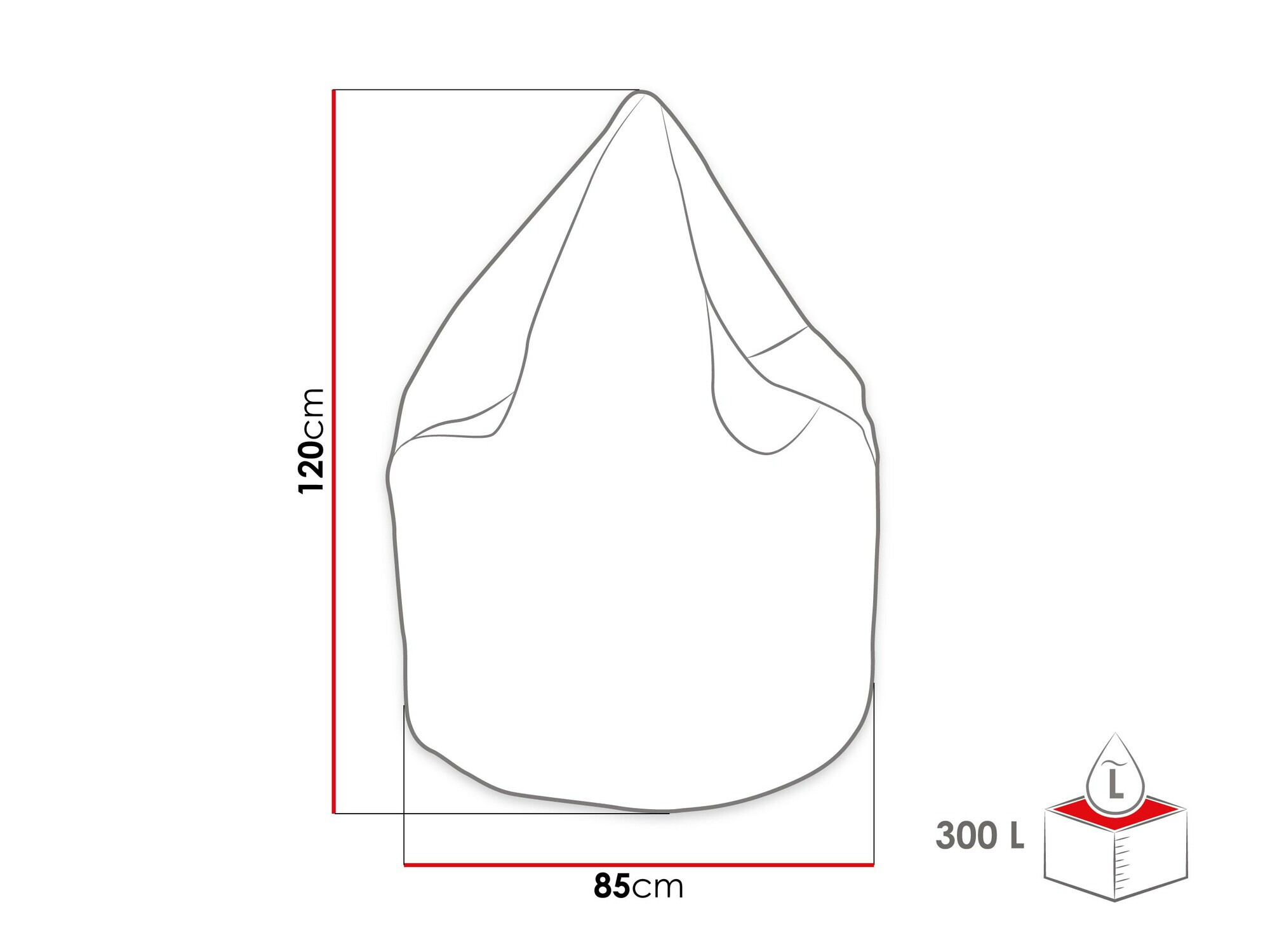Vreća za sedenje Comfivo 283 (Poso 100)