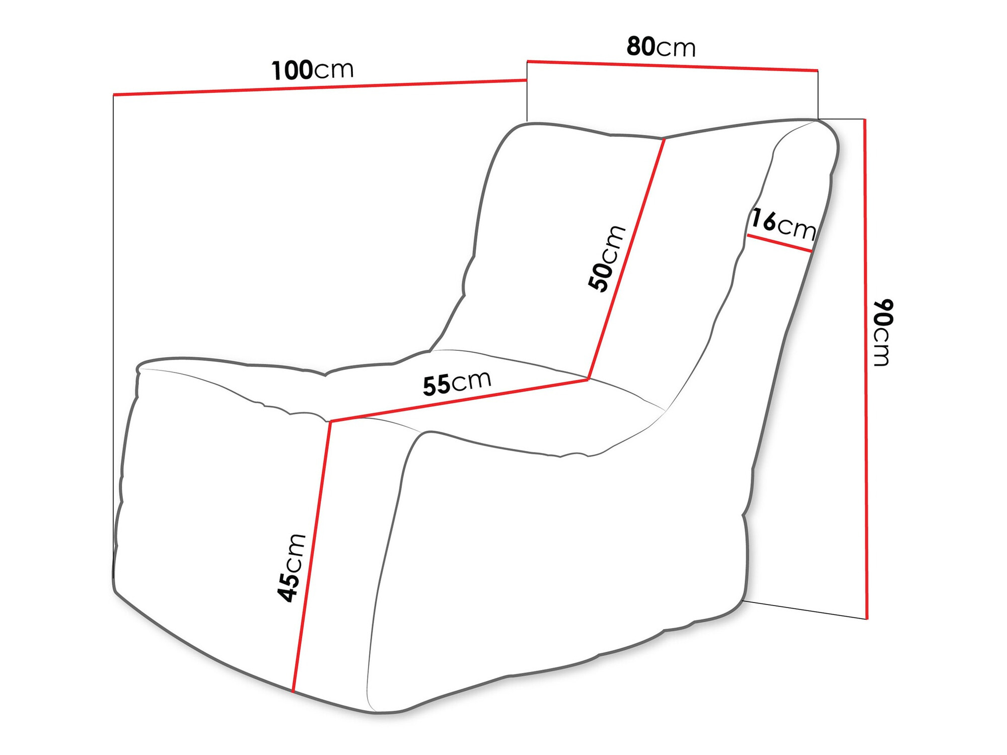Vreća za sedenje Passeral (Poso 27)