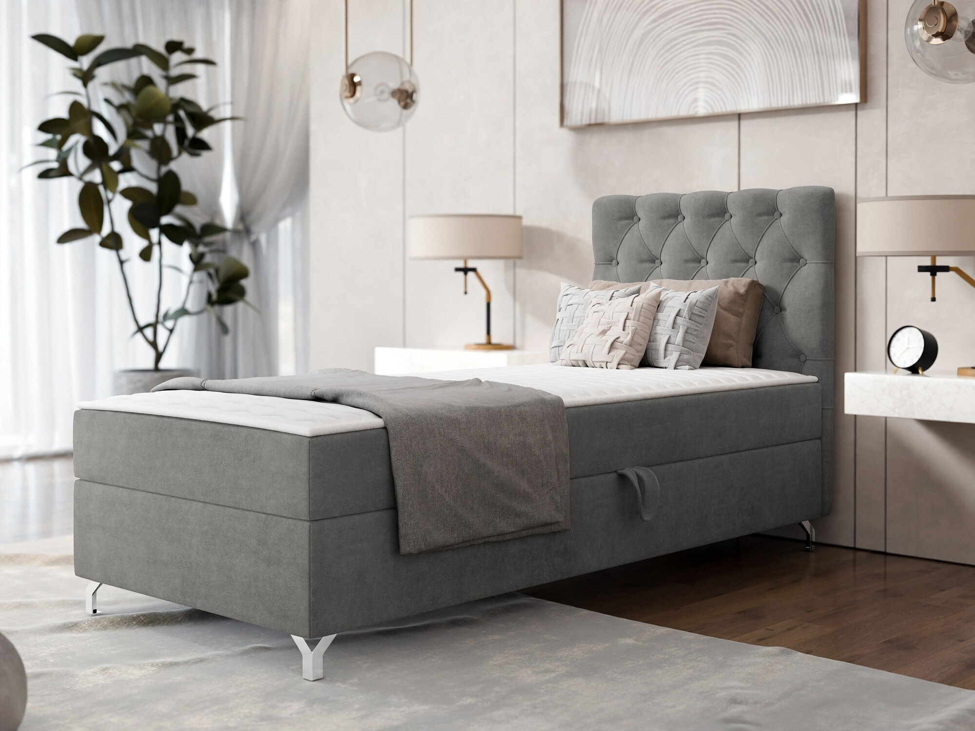 Boxspring krevet Memphis 142 (Manila 16)