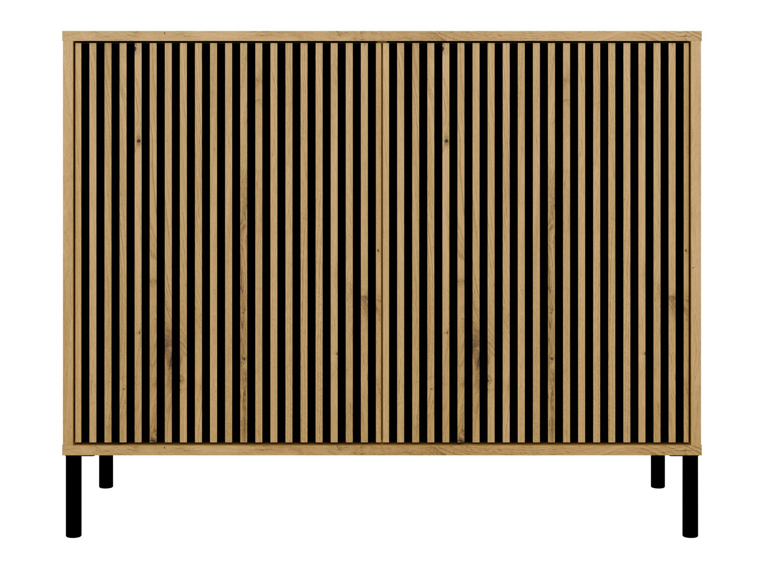 Ormarić Orlsone 108 (Crno + Artisan hrast)