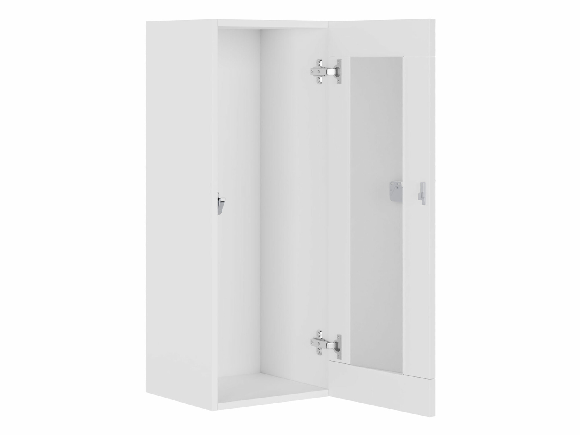 Zidni ormarić Venenou 132 (Belo + Sjajno belo)