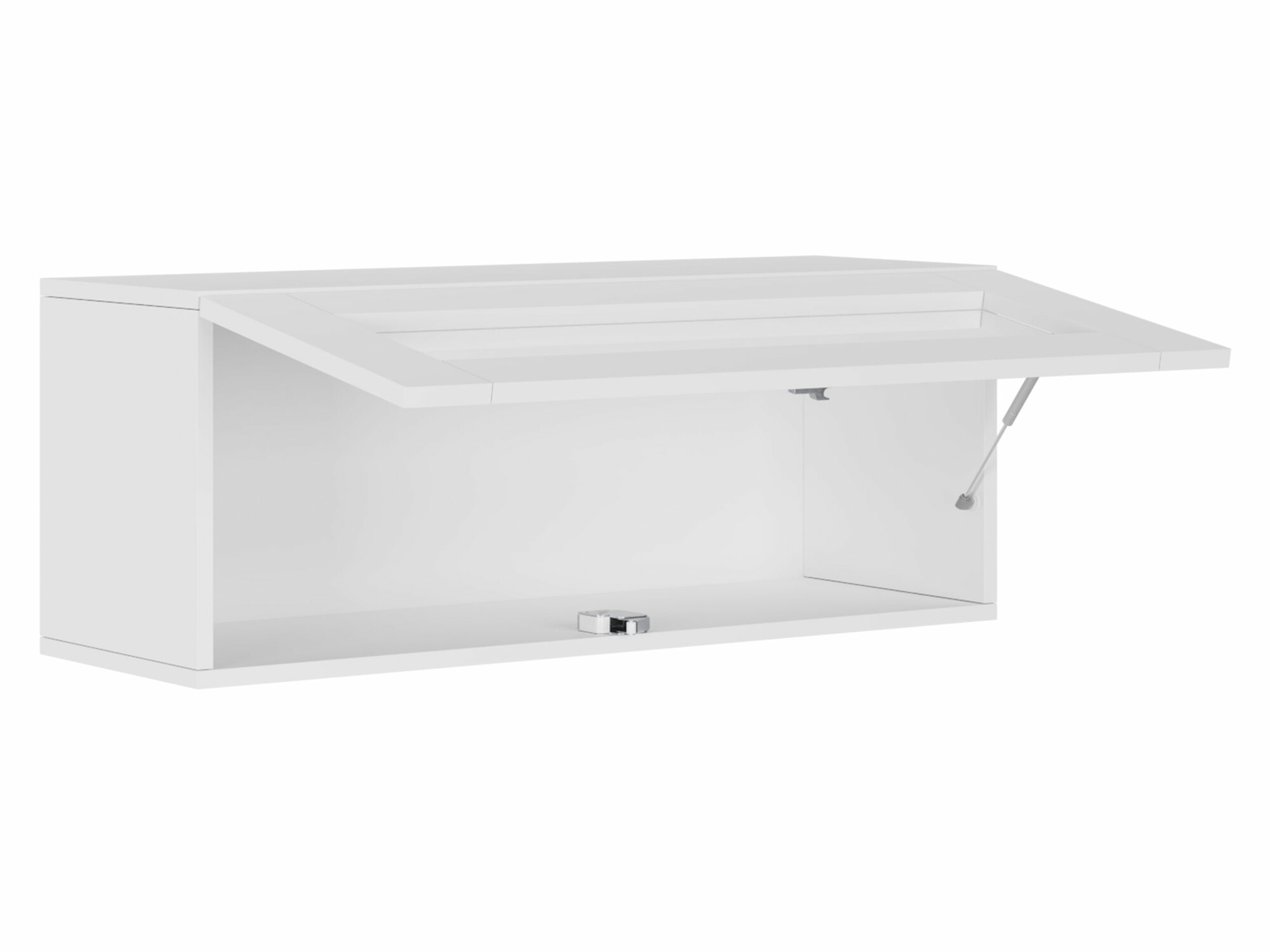 Zidni ormarić Venenou 132 (Belo + Sjajno belo)