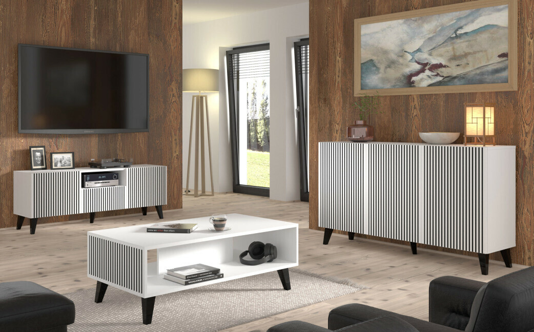 Stočić za kafu Mirmaro 108 (Belo + Crno)