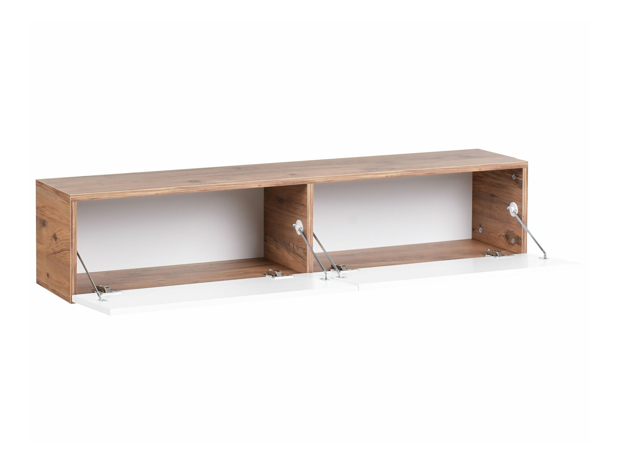 TV komoda Berwyn 2663 (Belo + Smeđa)
