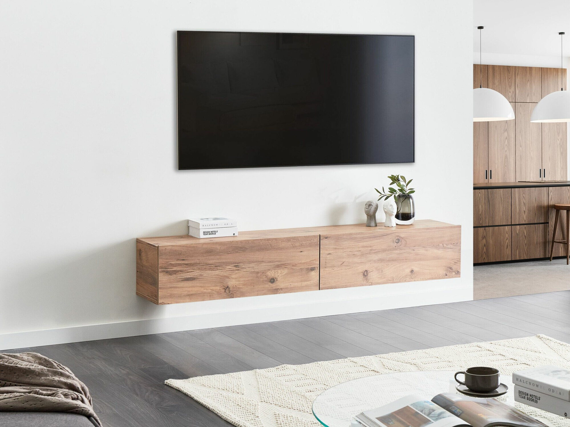 TV komoda Berwyn 2664 (Smeđa)