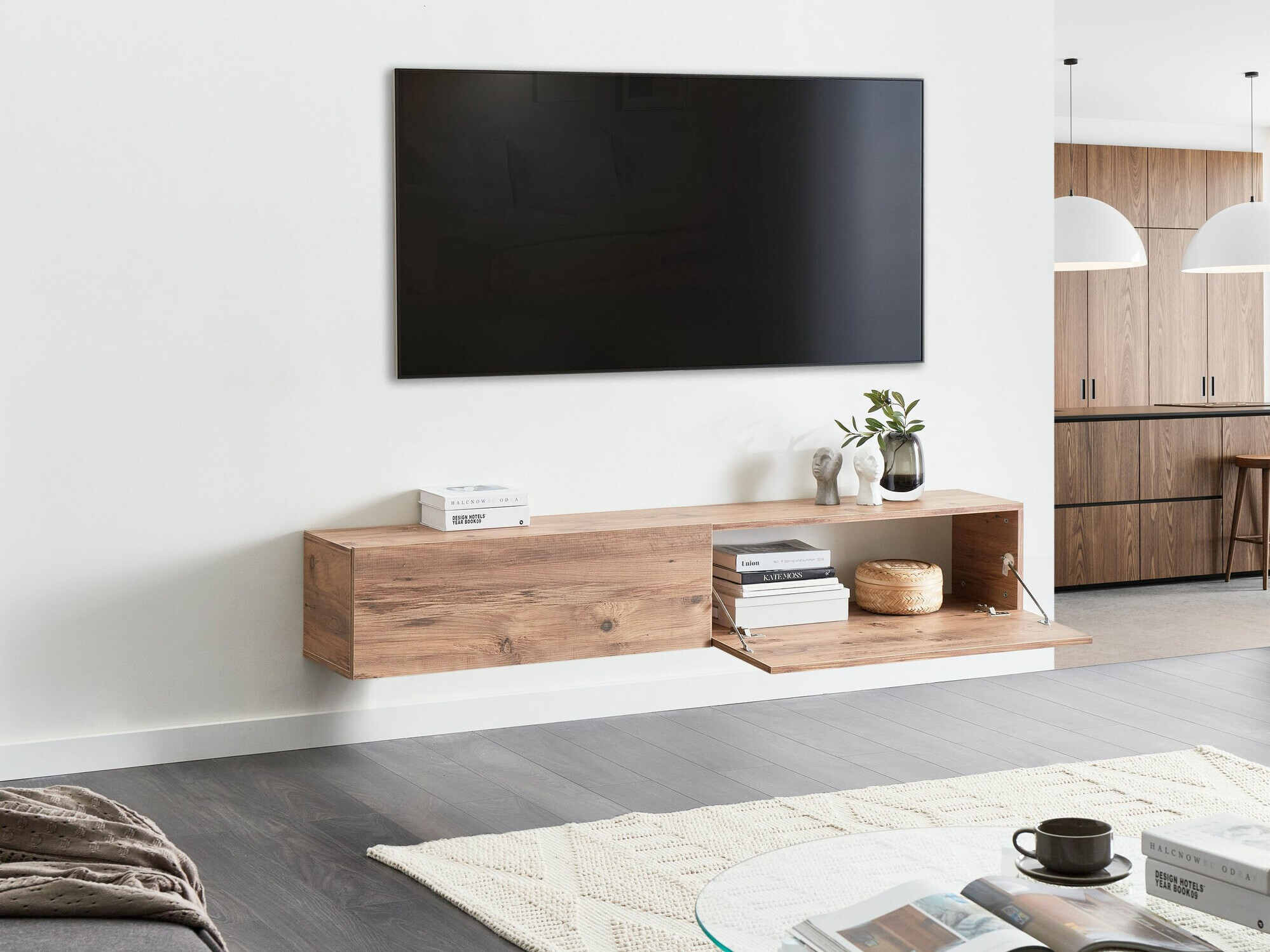 TV komoda Berwyn 2664 (Smeđa)