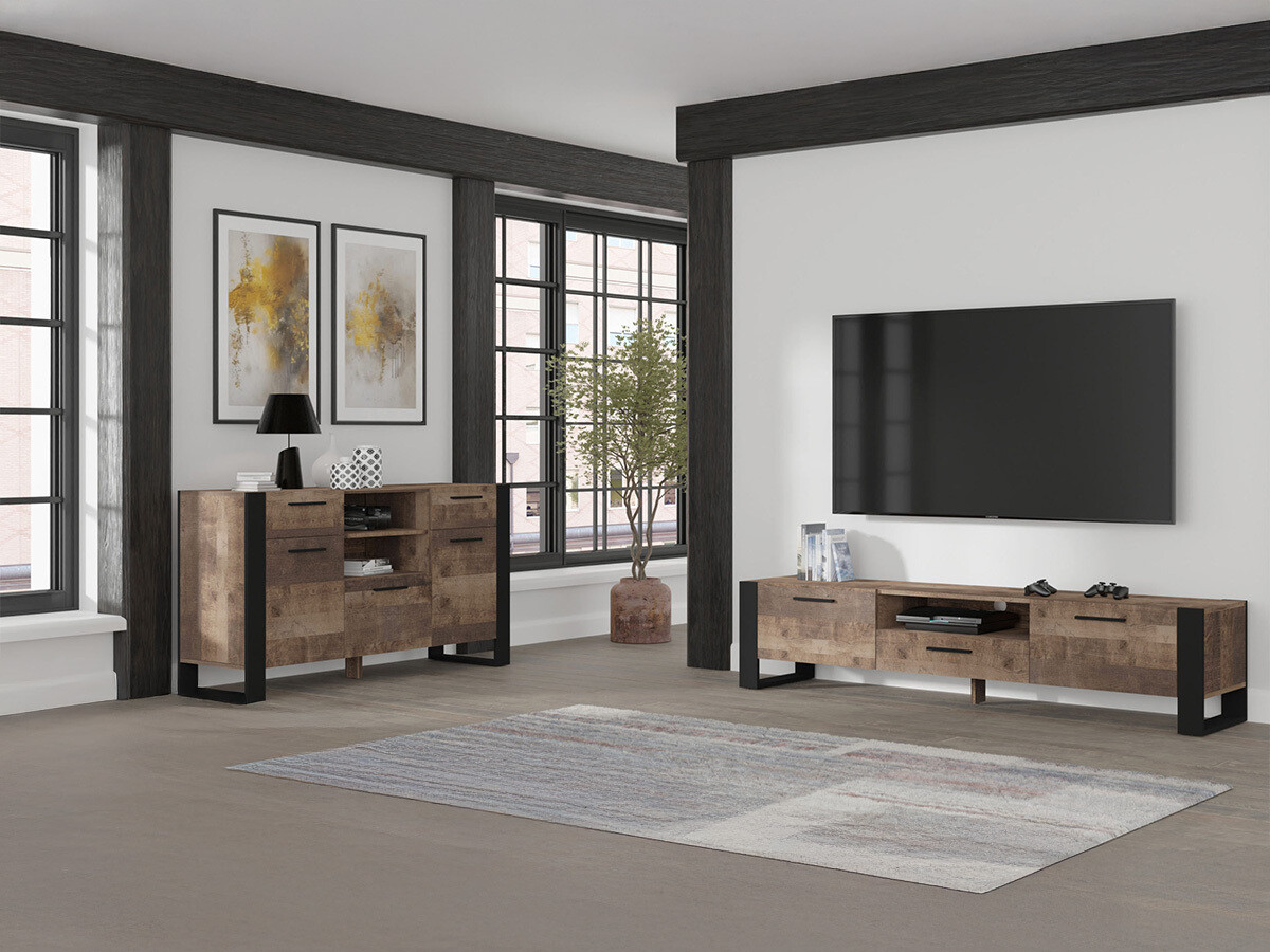 TV komoda Cordoro 101 (Tamno drvo)