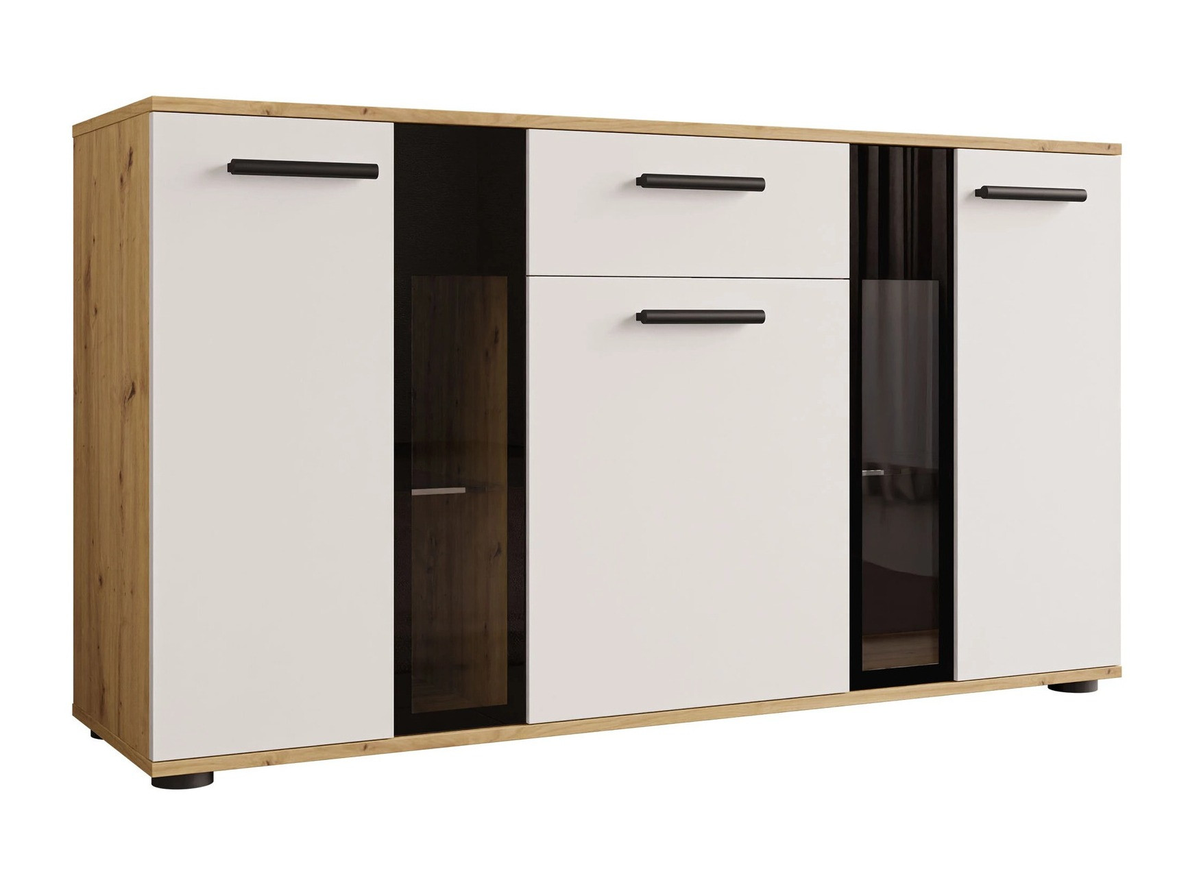 Komoda Tucson 114 (Artrisan hrast + Belo)