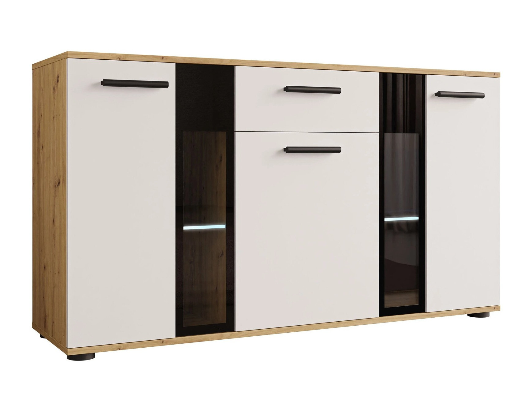 Komoda Tucson 114 (Artrisan hrast + Belo)