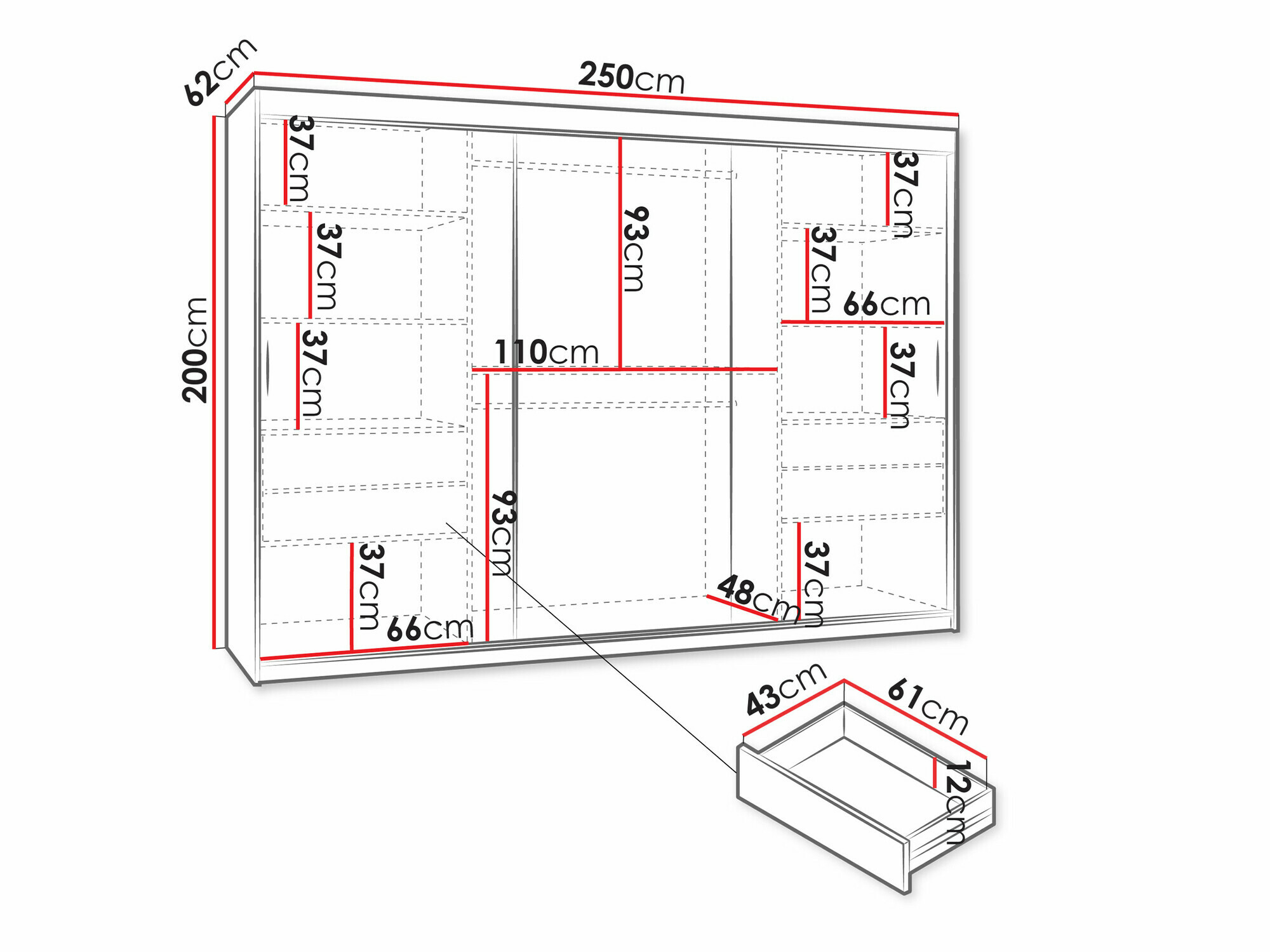 Ormar Hartford 497 (Crno)