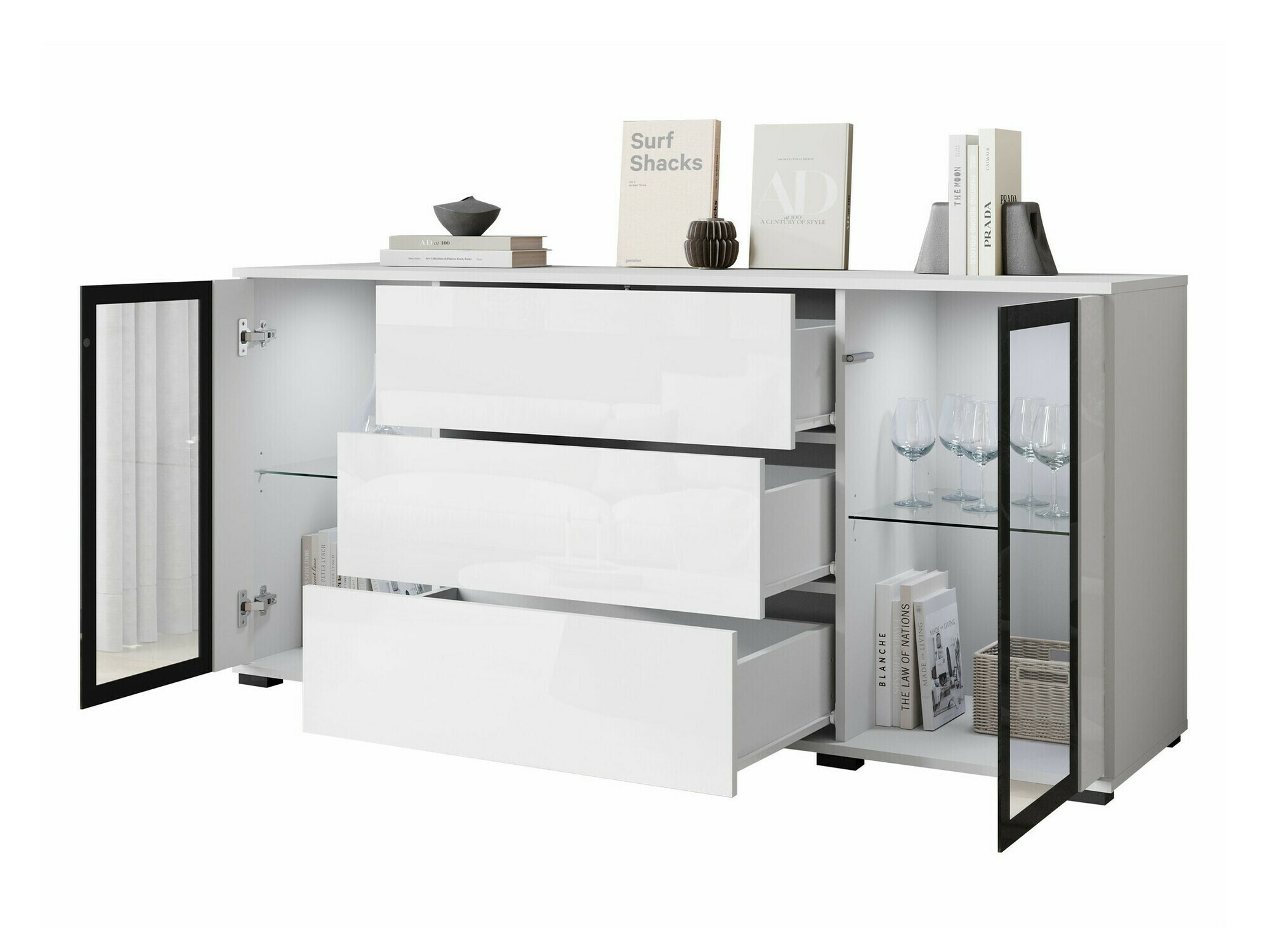 Komoda Torcame 101 (Crno)