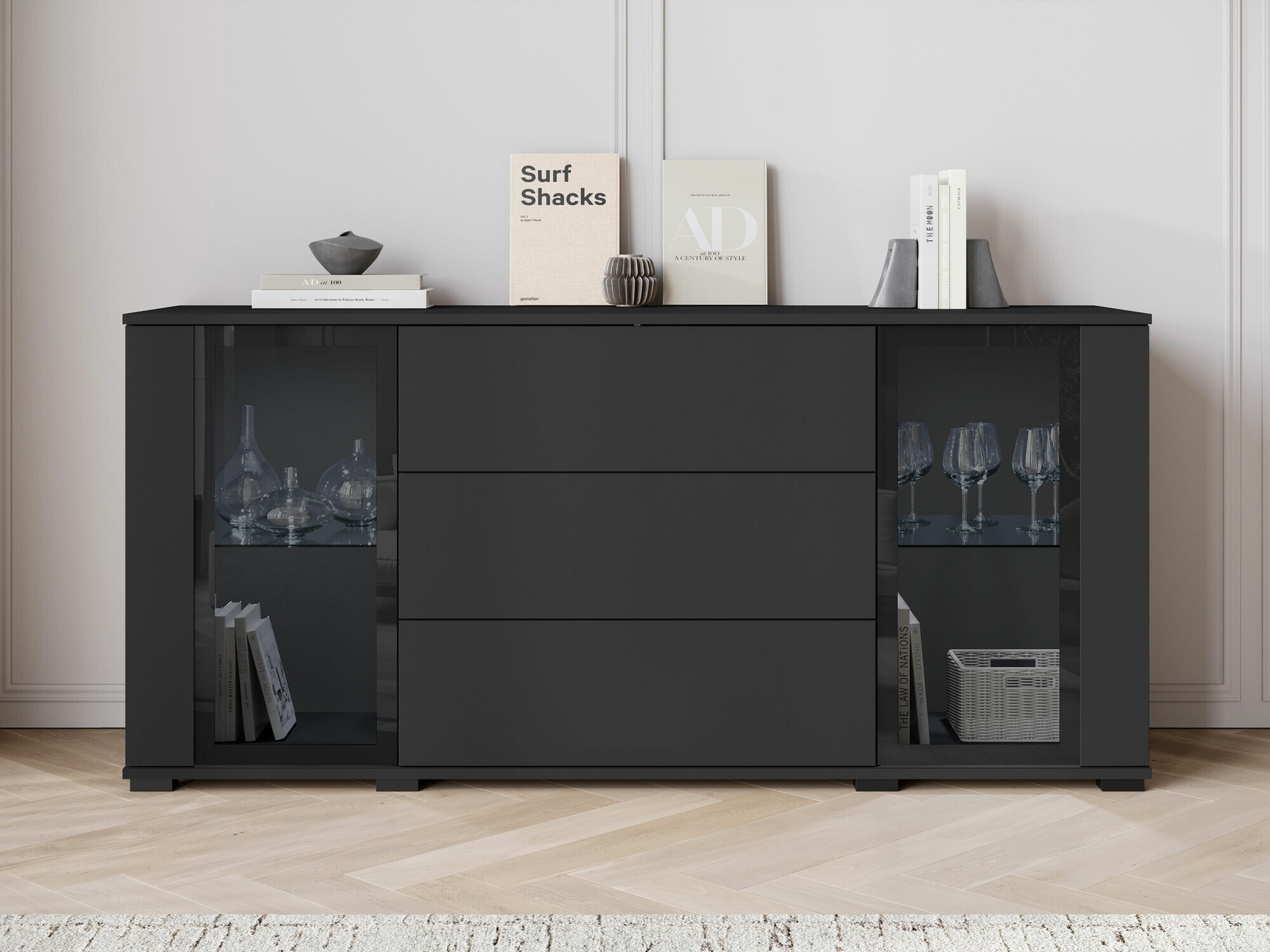 Komoda Torcame 101 (Crno)