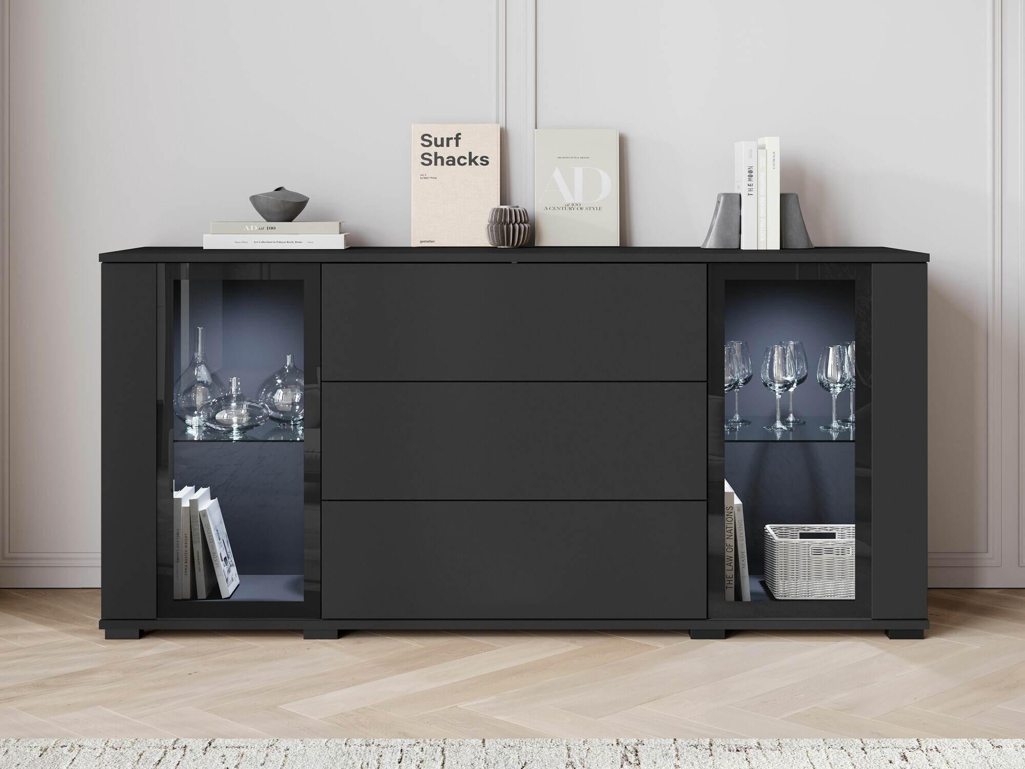 Komoda Torcame 101 (Crno)