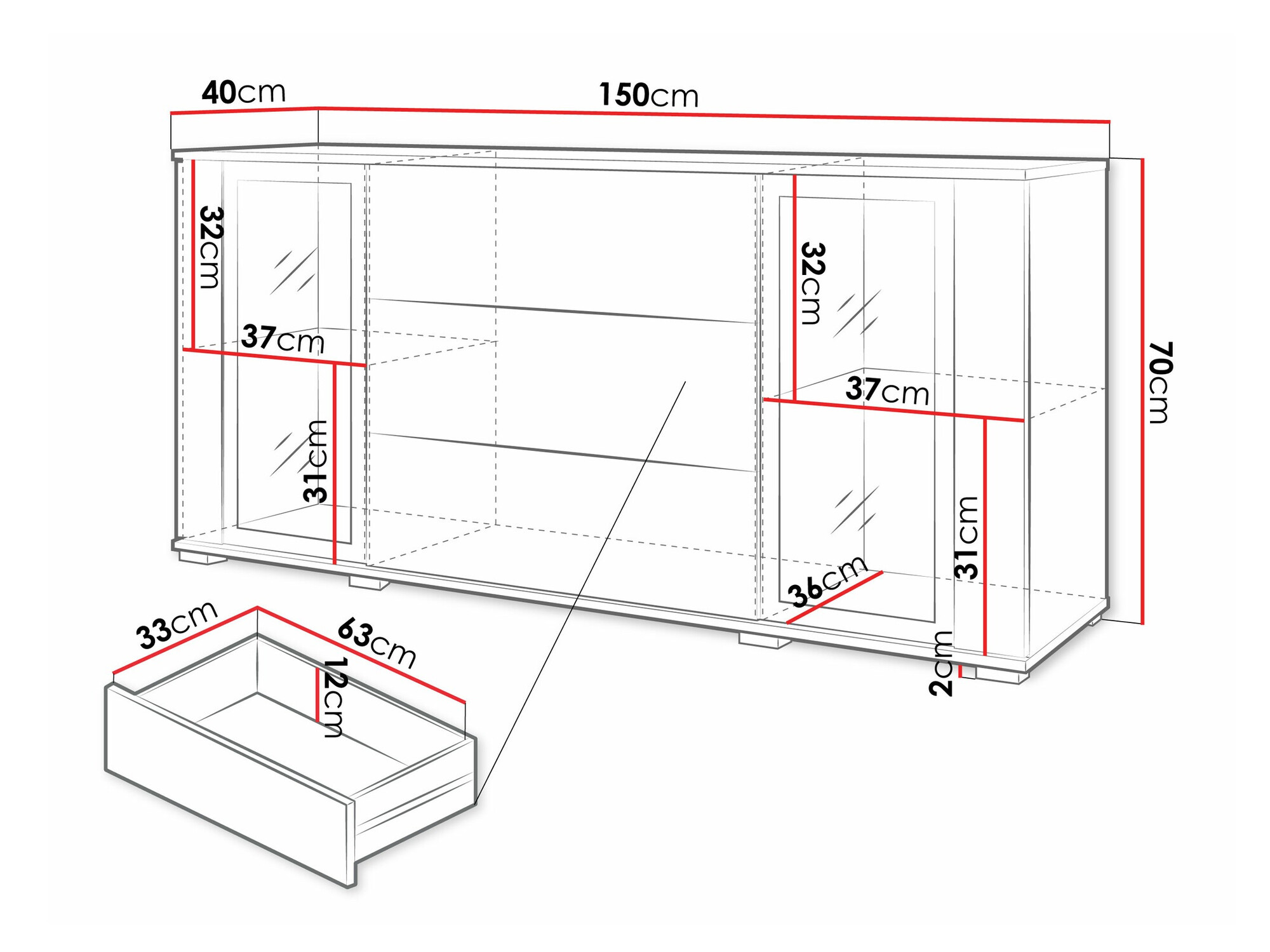 Komoda Torcame 101 (Вотан храст)