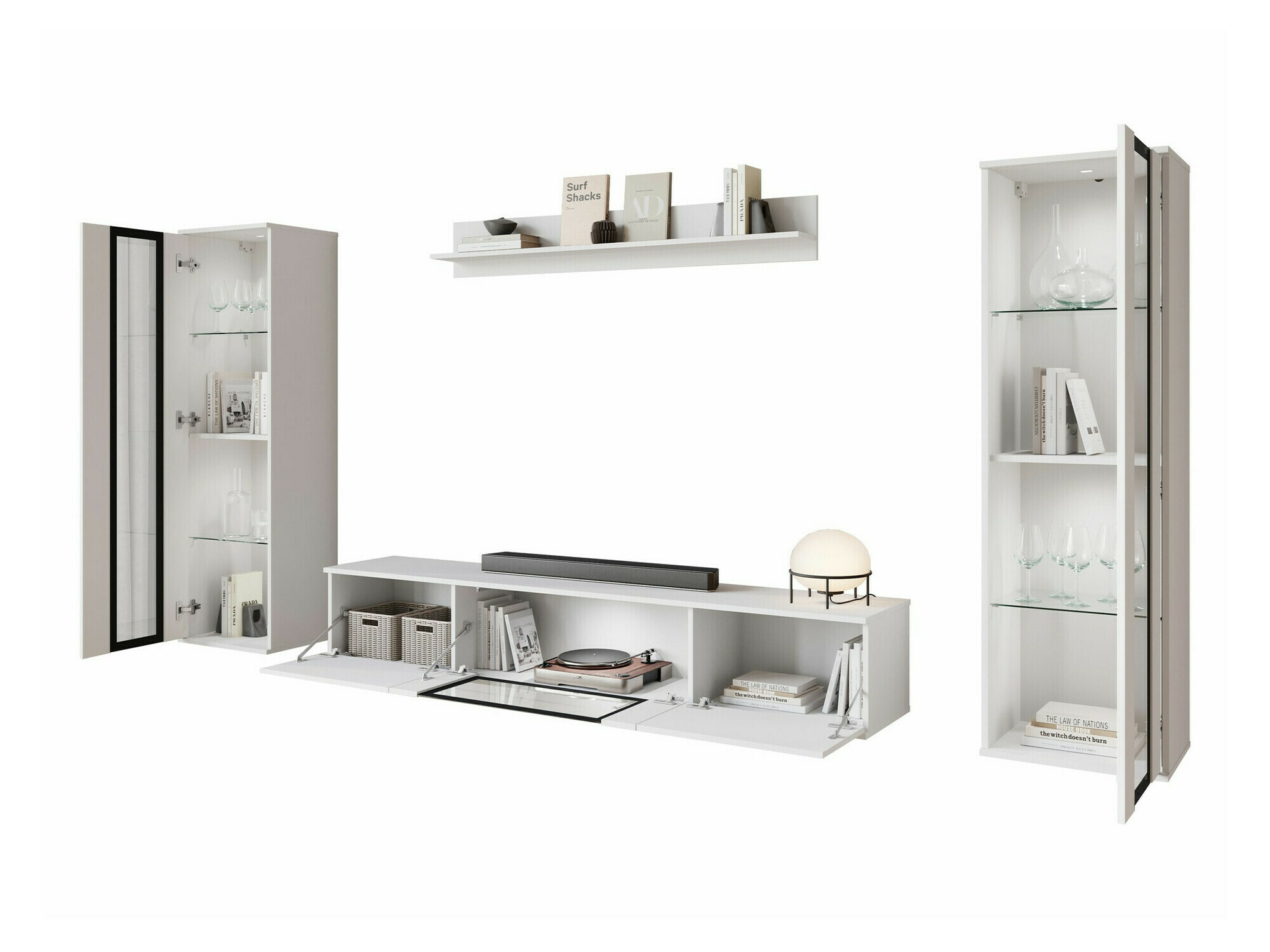 Set za dnevnu sobu Torcame 103 (Crno)