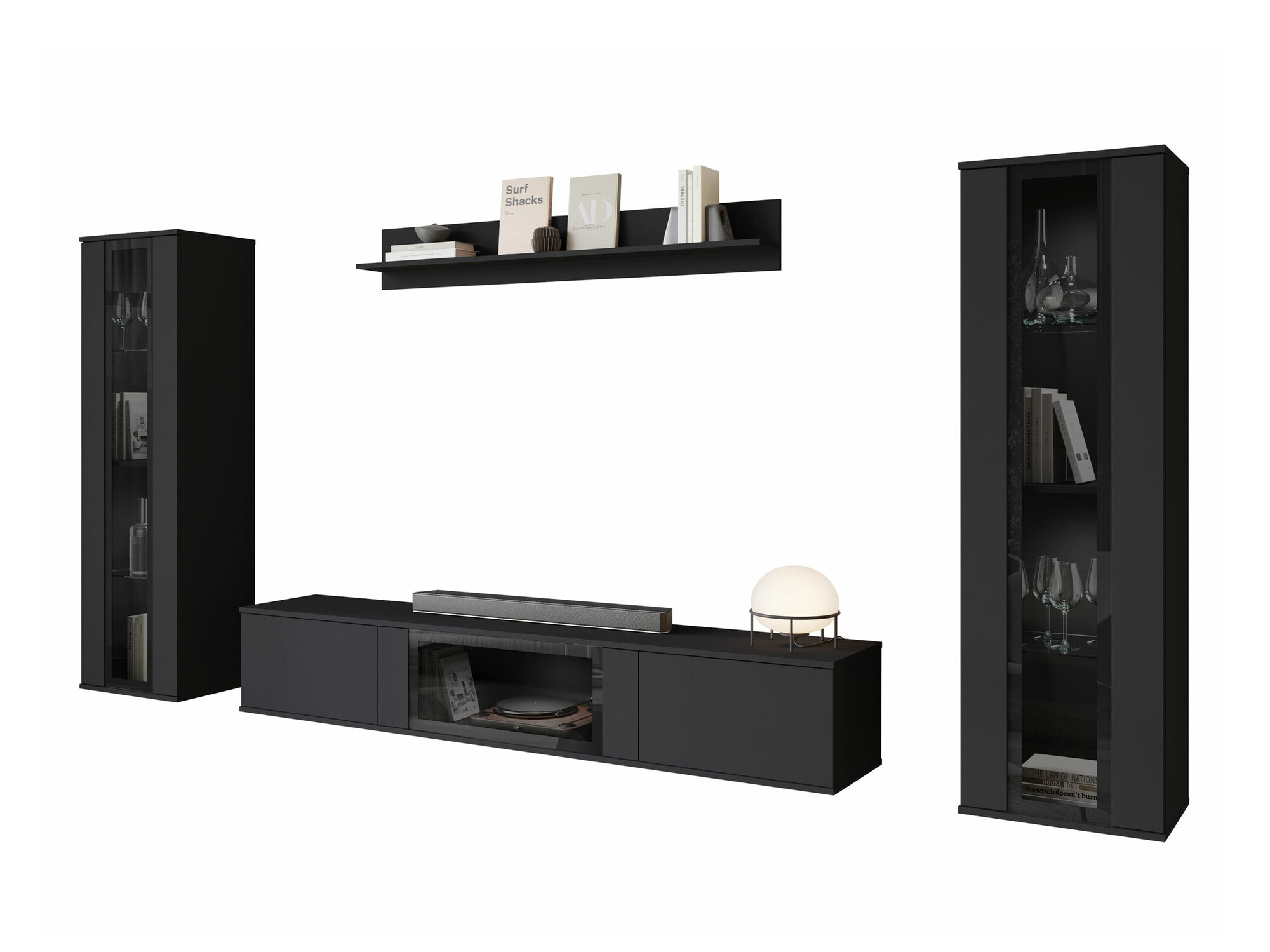 Set za dnevnu sobu Torcame 103 (Crno)