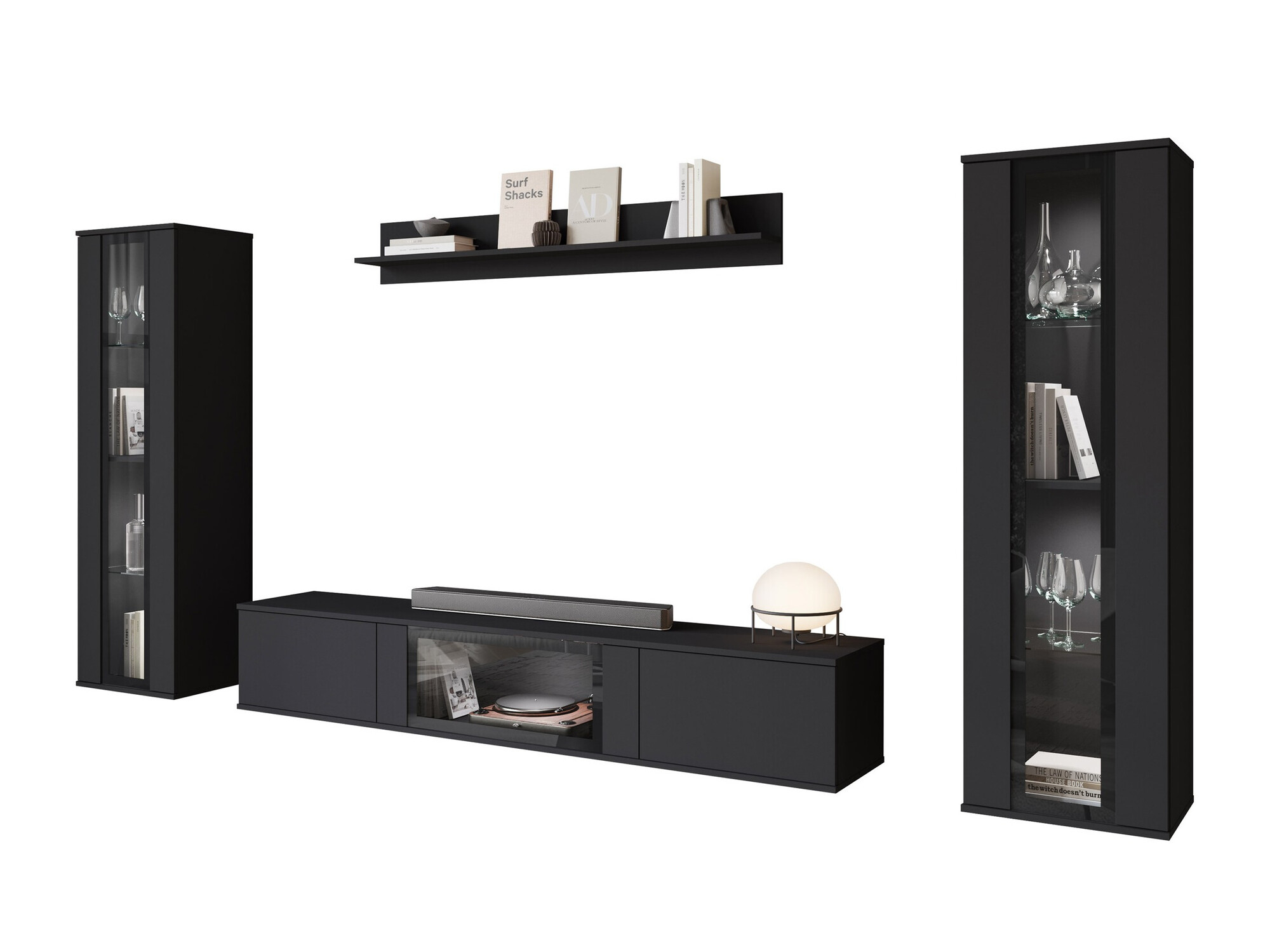 Set za dnevnu sobu Torcame 103 (Crno)