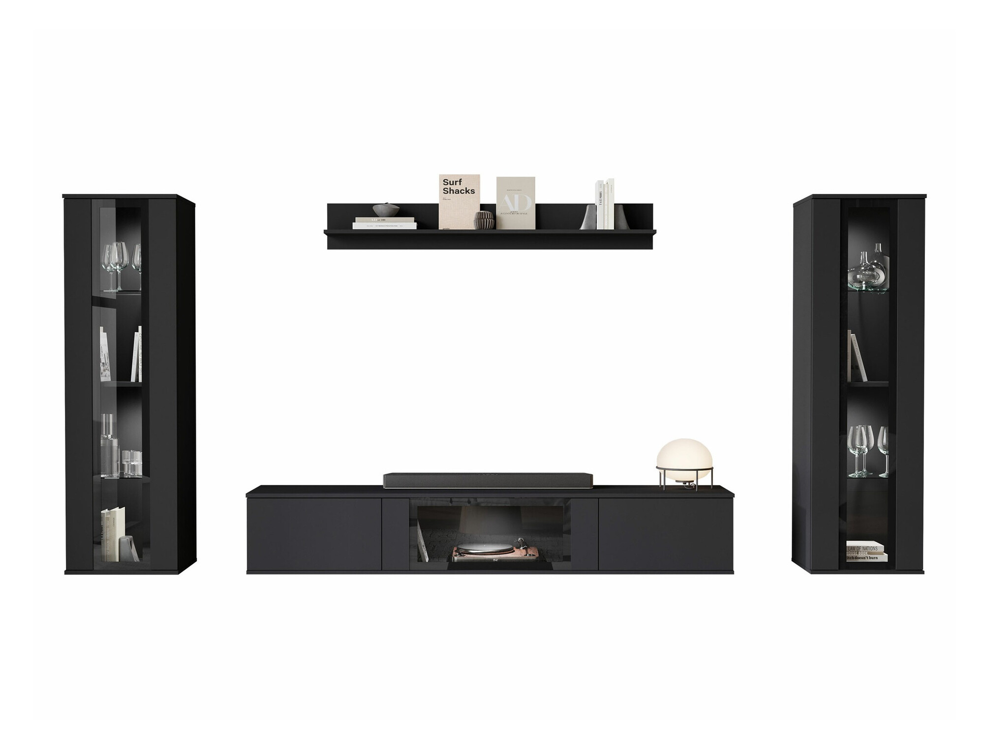 Set za dnevnu sobu Torcame 103 (Crno)