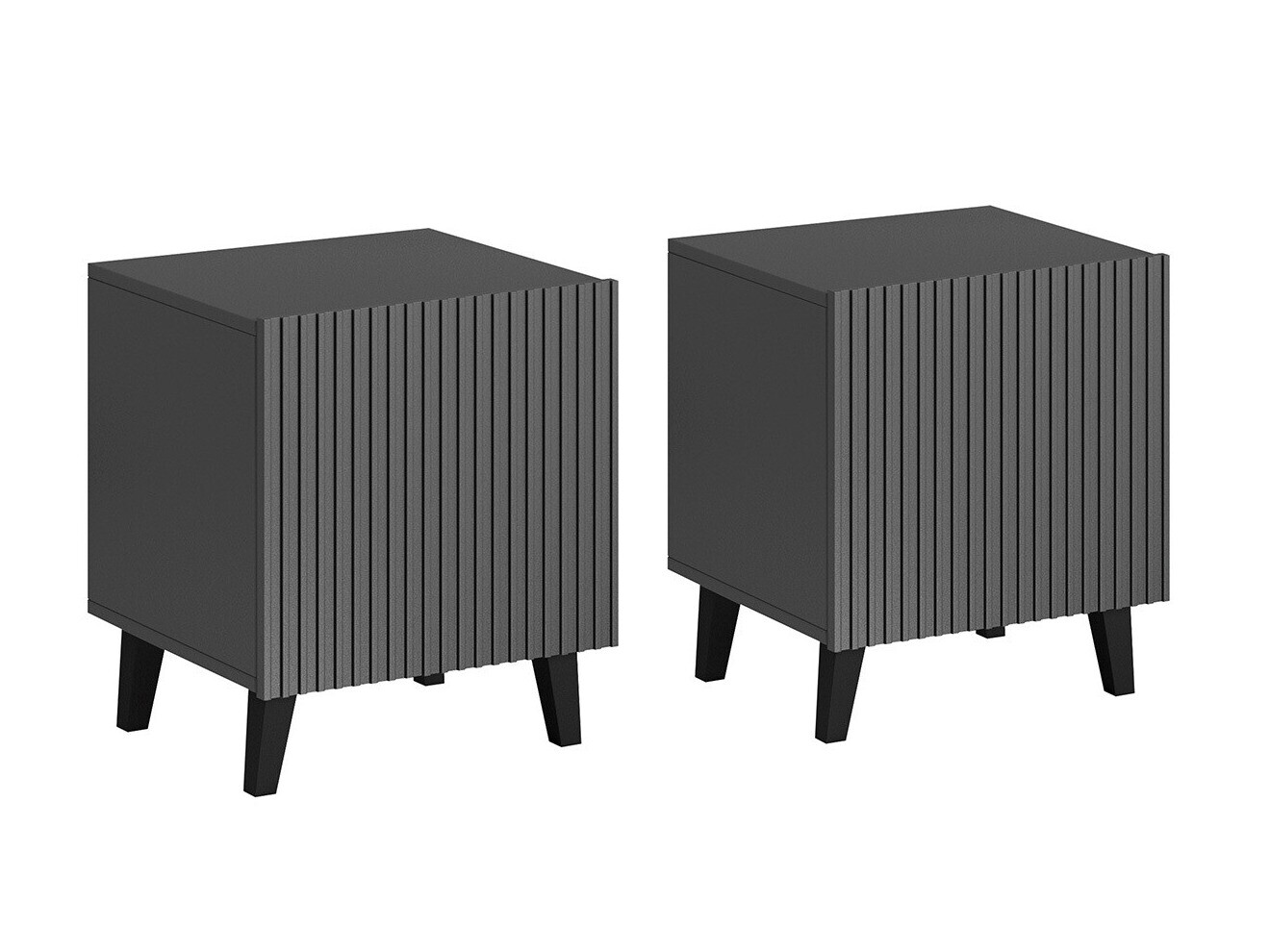 Set noćnih ormarića Comes (Antracit)