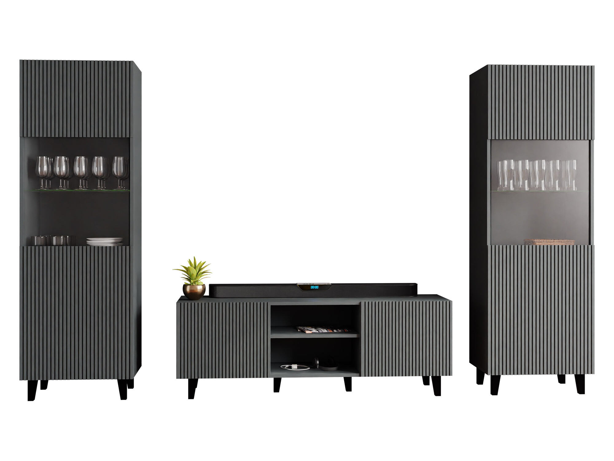 Set za dnevnu sobu Remeta 110 (Antricit (ugalj))