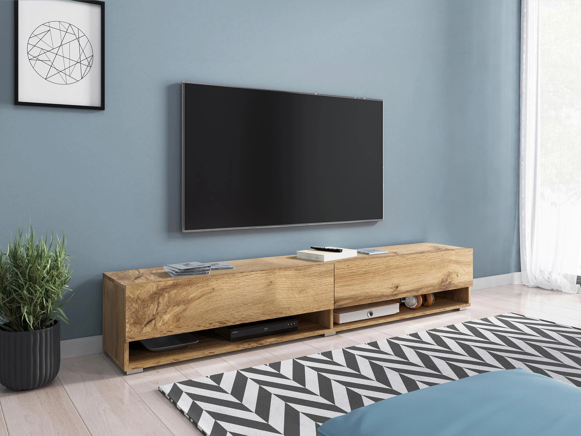TV komoda Sarasota 119 (Hrast Votan)