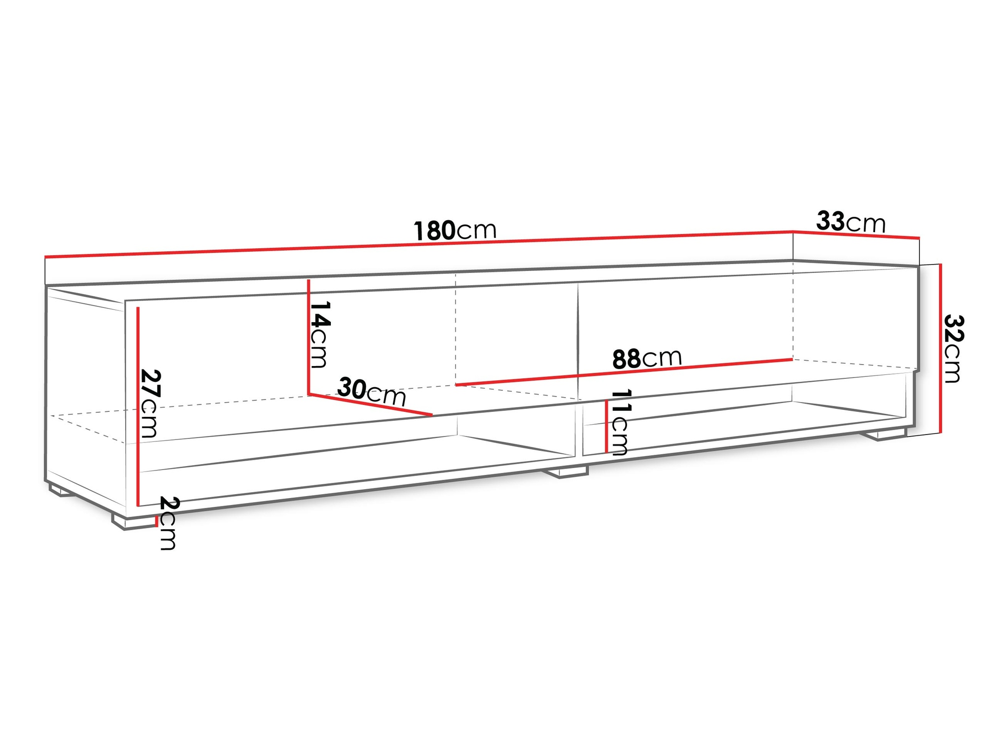 TV sto Sarasota 119 (Graphite)