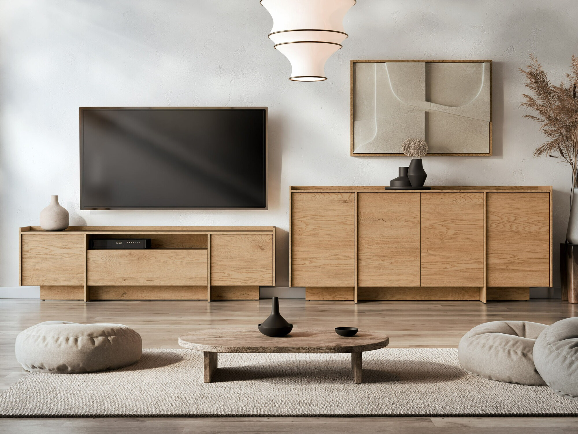 Set za dnevnu sobu Parma 107 (Hrast)