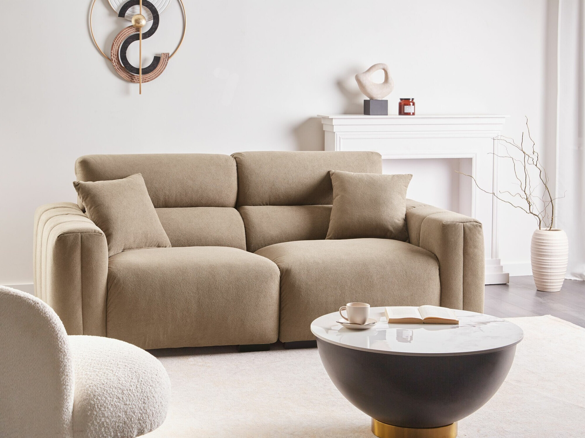 Sofa Berwyn 2691 (Svetlo smeđa)