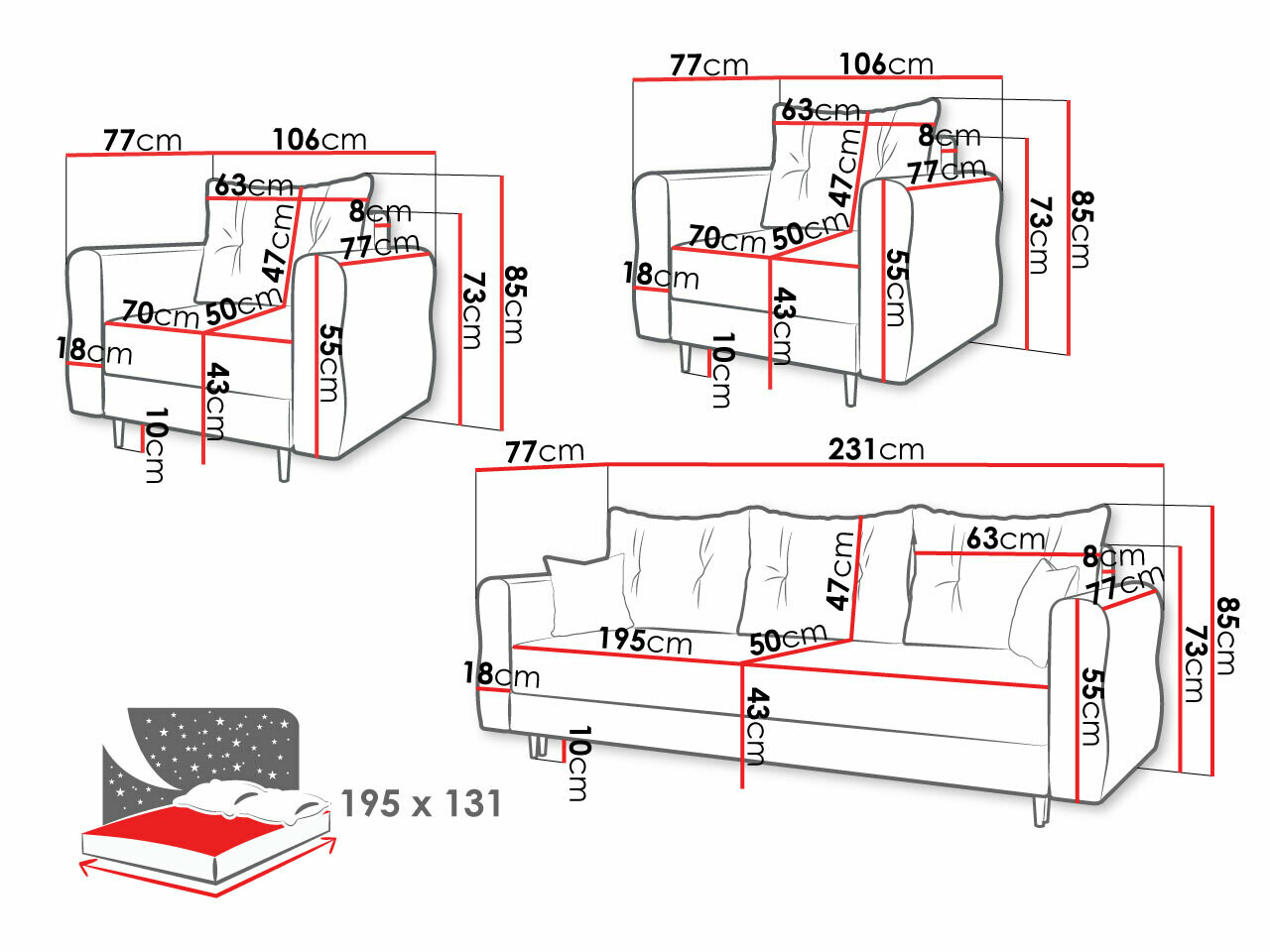 Tapaciran nameštaj set Veldala 106 (Manila 09)