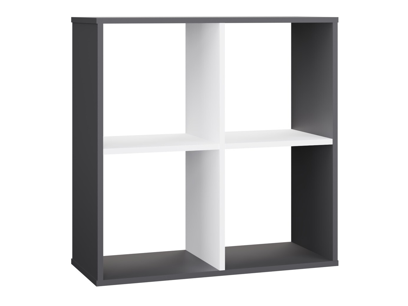 Polica Mandeville 285 (Belo + Antracit)