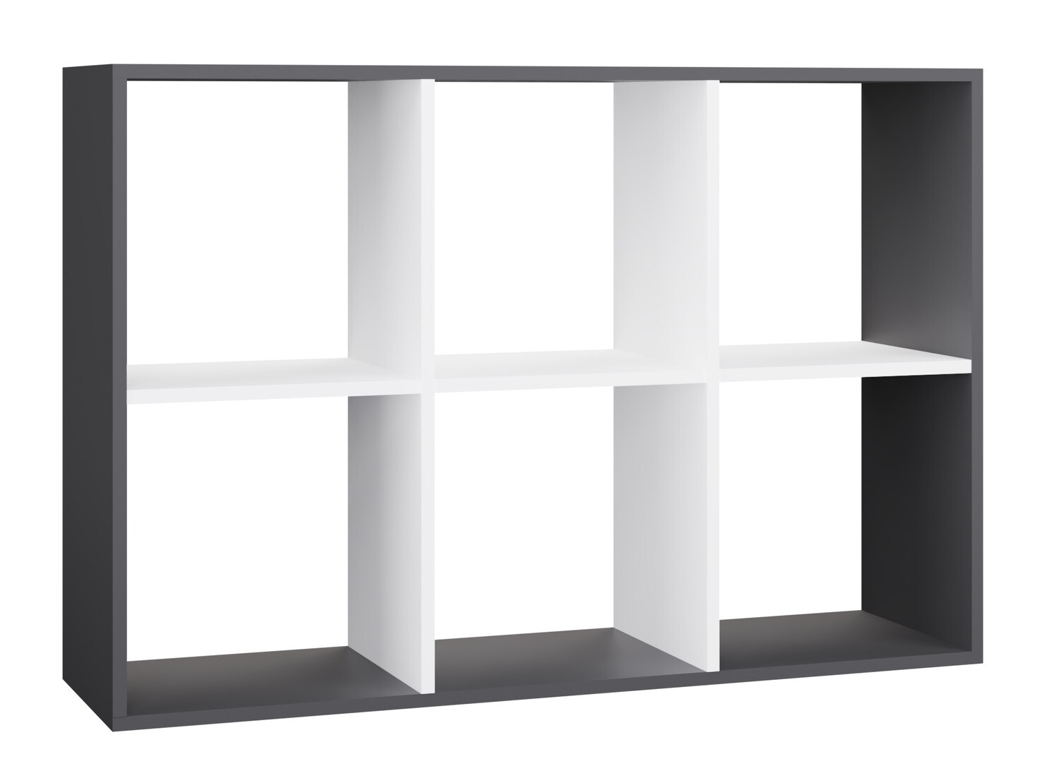 Polica Mandeville 287 (Belo + Antracit)