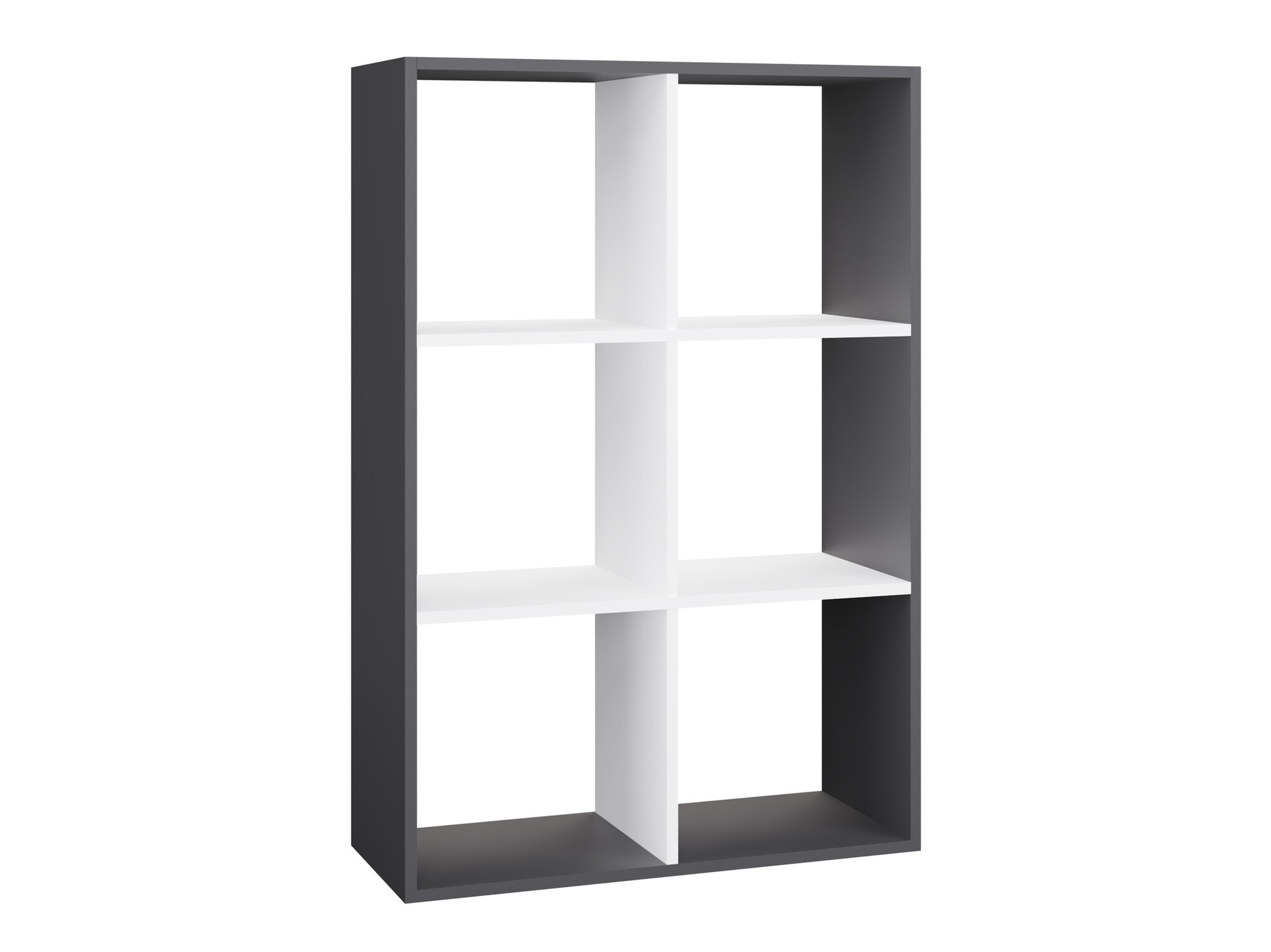 Polica Mandeville 287 (Belo + Antracit)