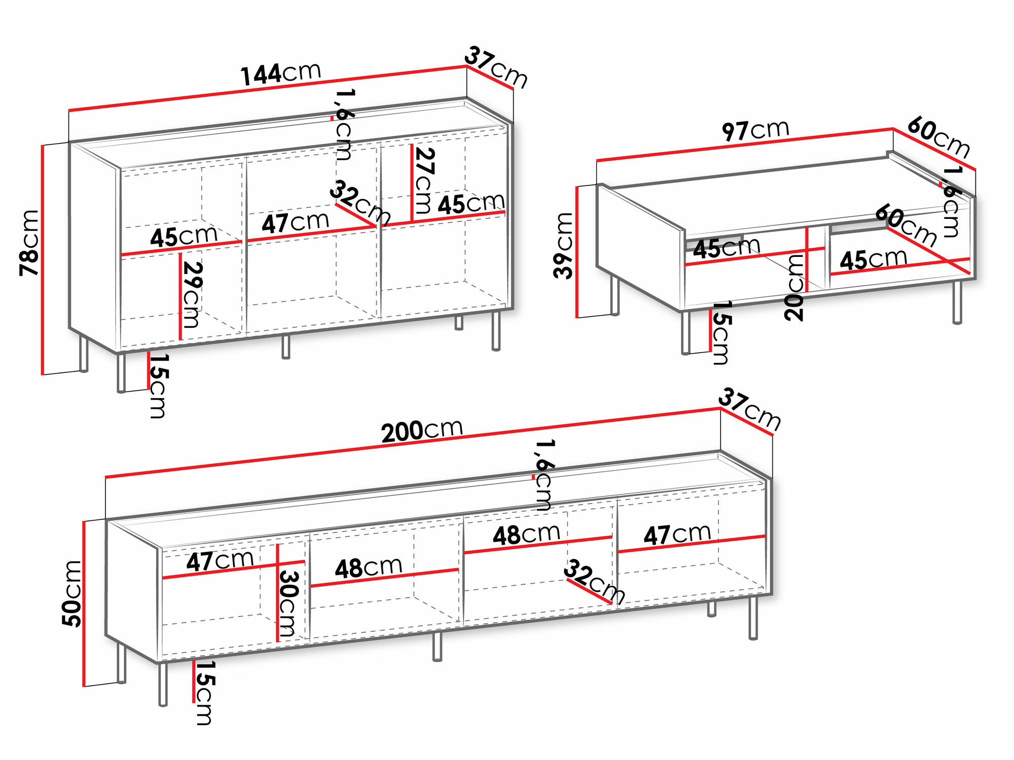 Set za dnevnu sobu Comfivo Belviro 105