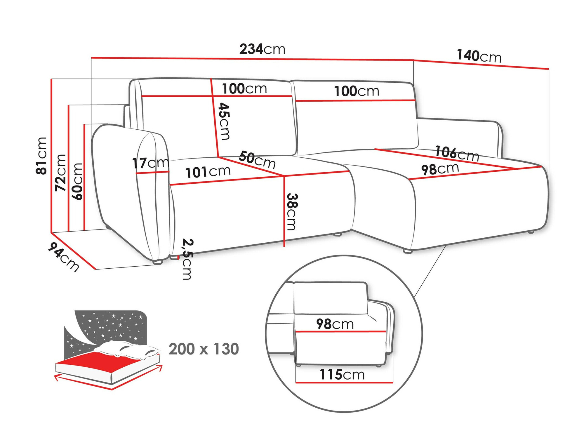 Ugaona garnitura Temple 131 (Cruz 09)