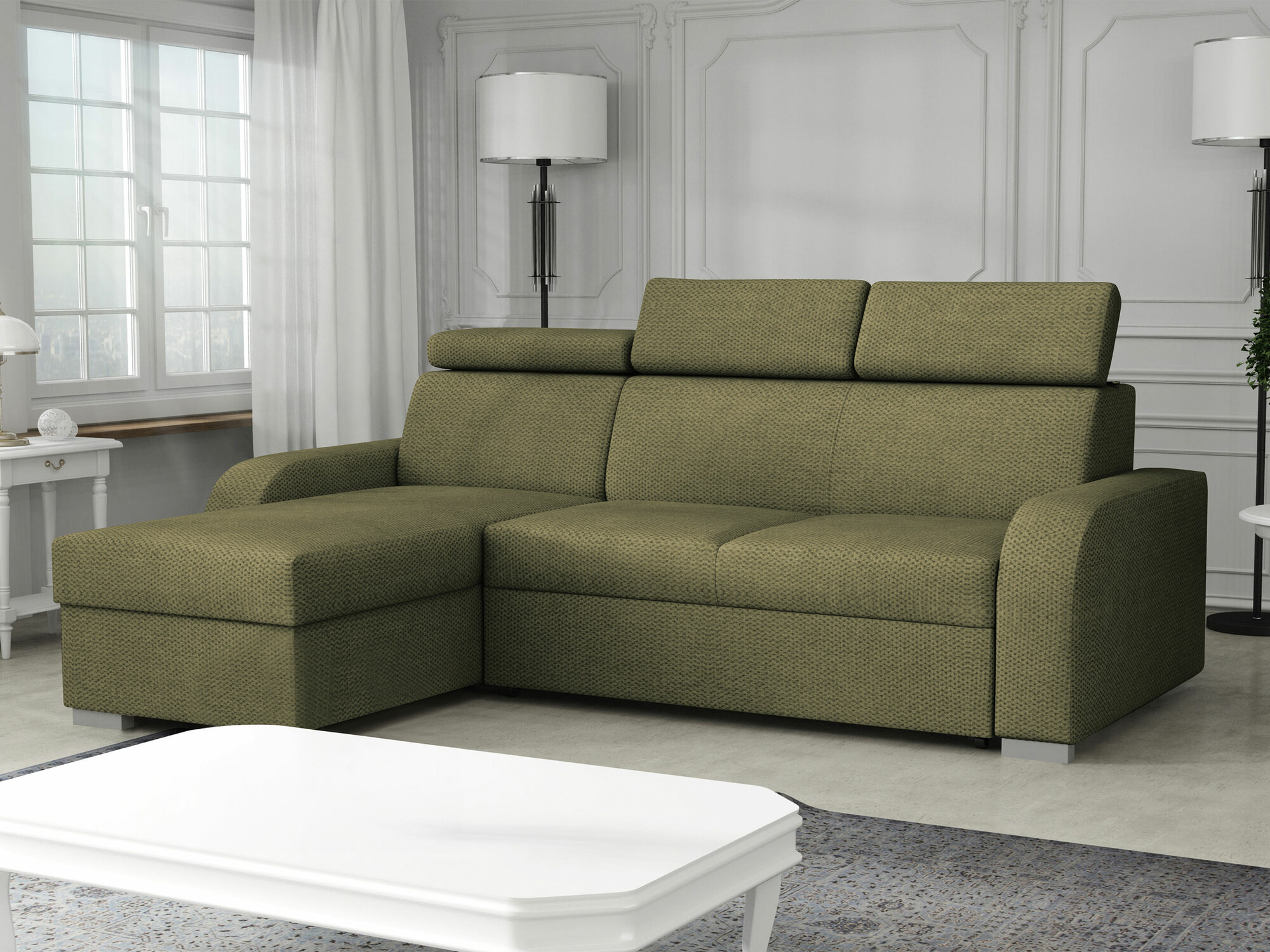 Ugaona sofa Etrcala 100 (Crown 11)