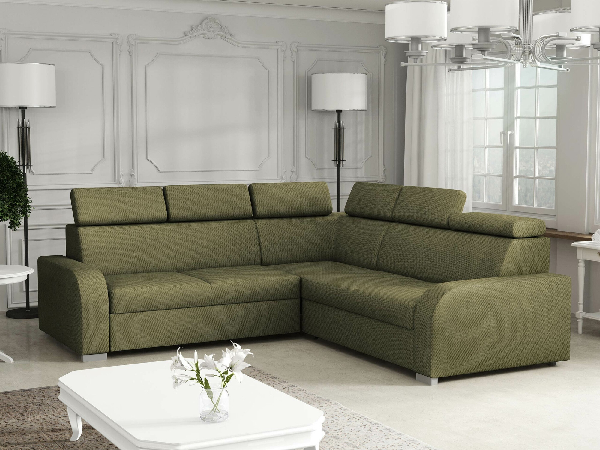 Ugaona sofa Etrcala 101 (Crown 11)