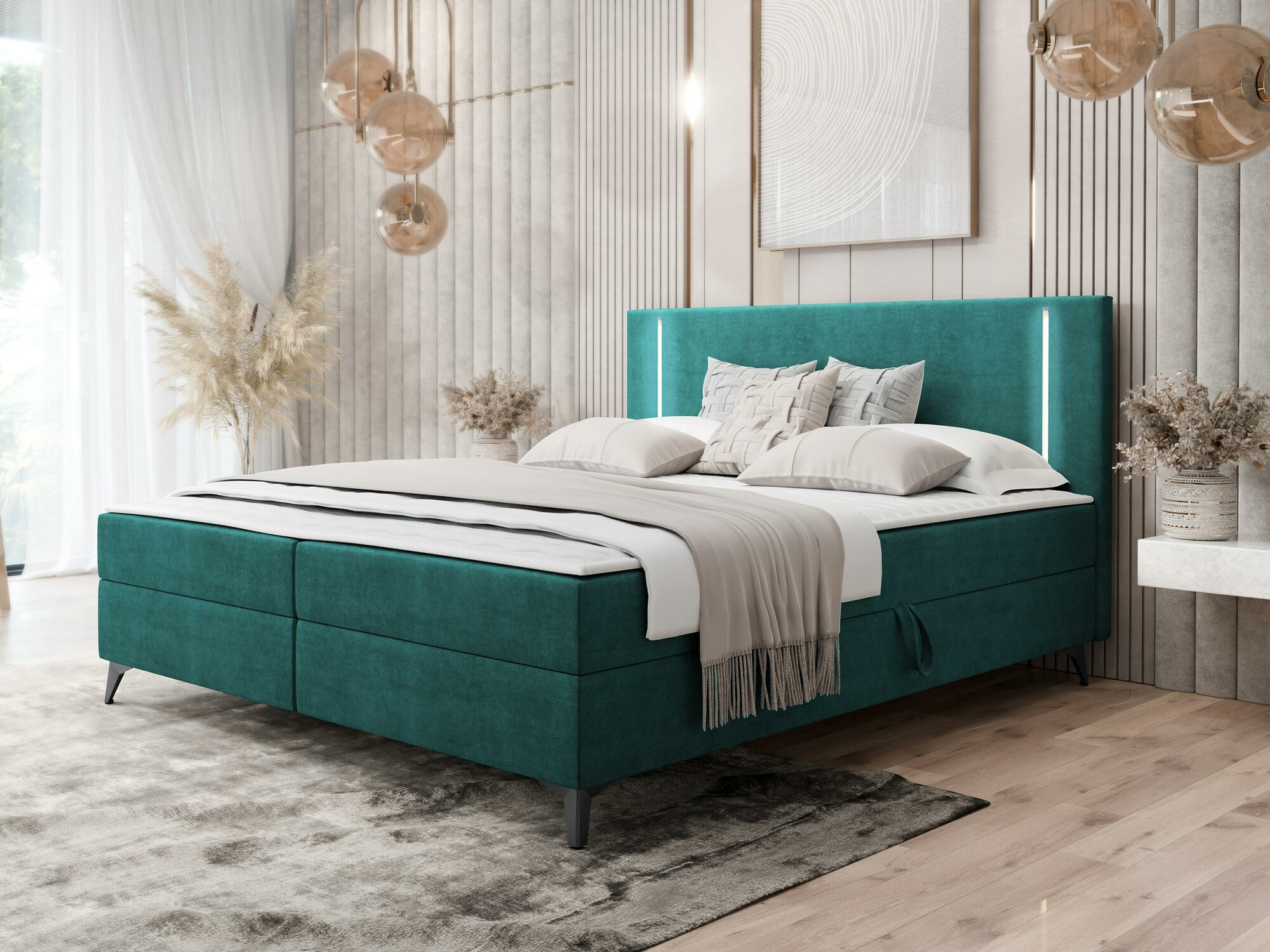 Boxspring krevet Memphis 147 (Manila 37)