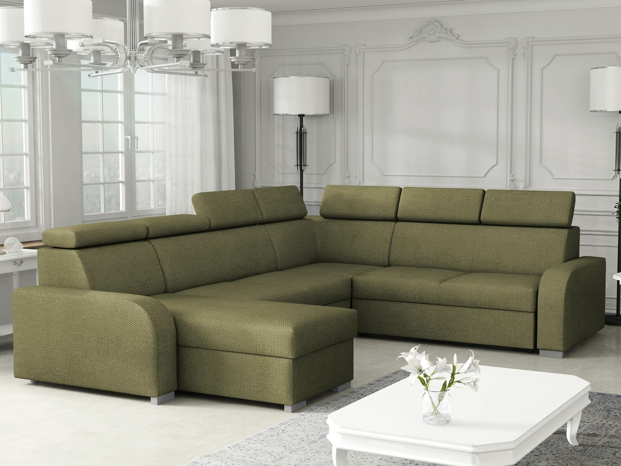 Ugaona sofa Etrcala 110 (Crown 11)