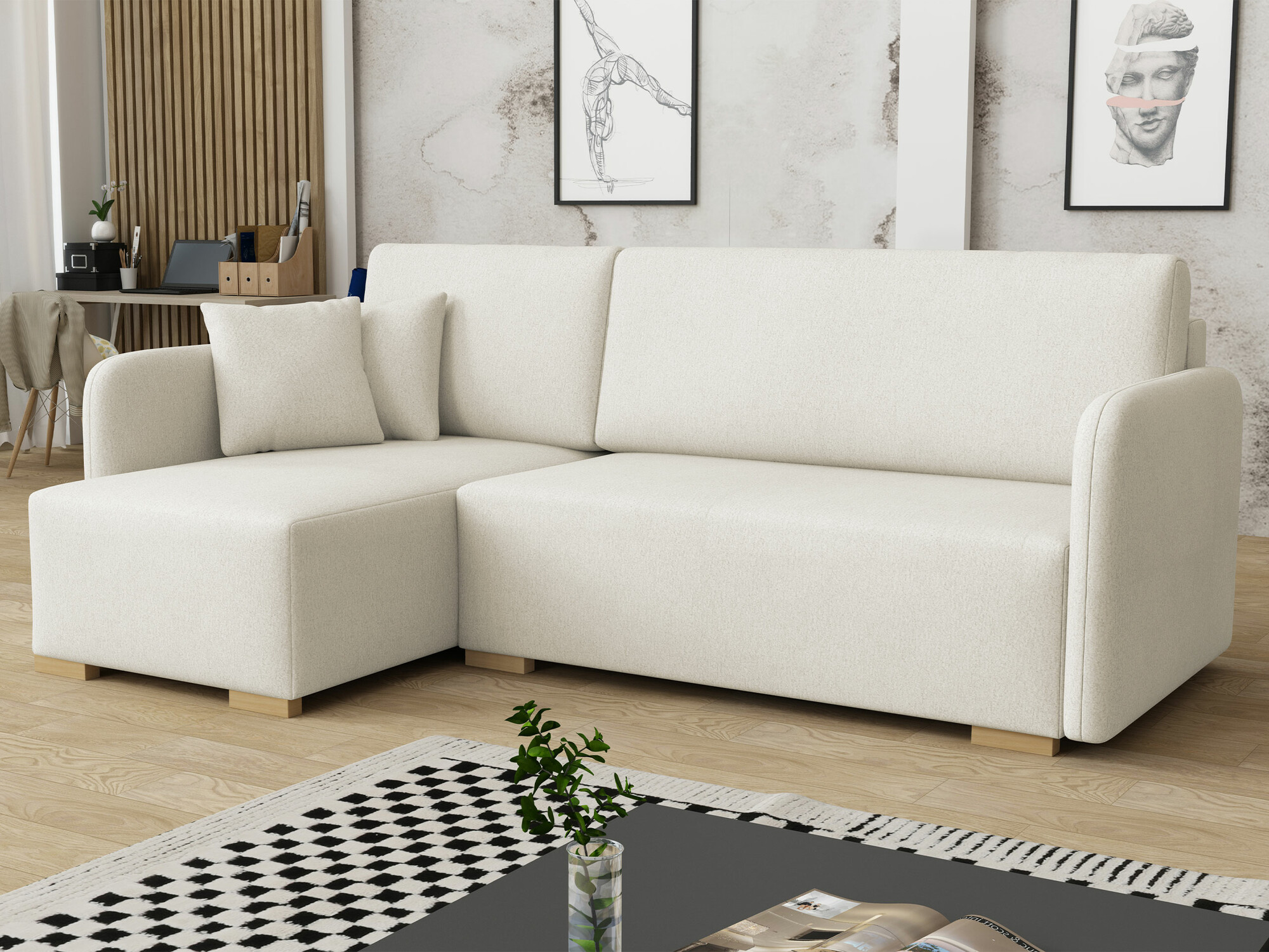 Ugaona sofa Columbus 245 (Velo 621)