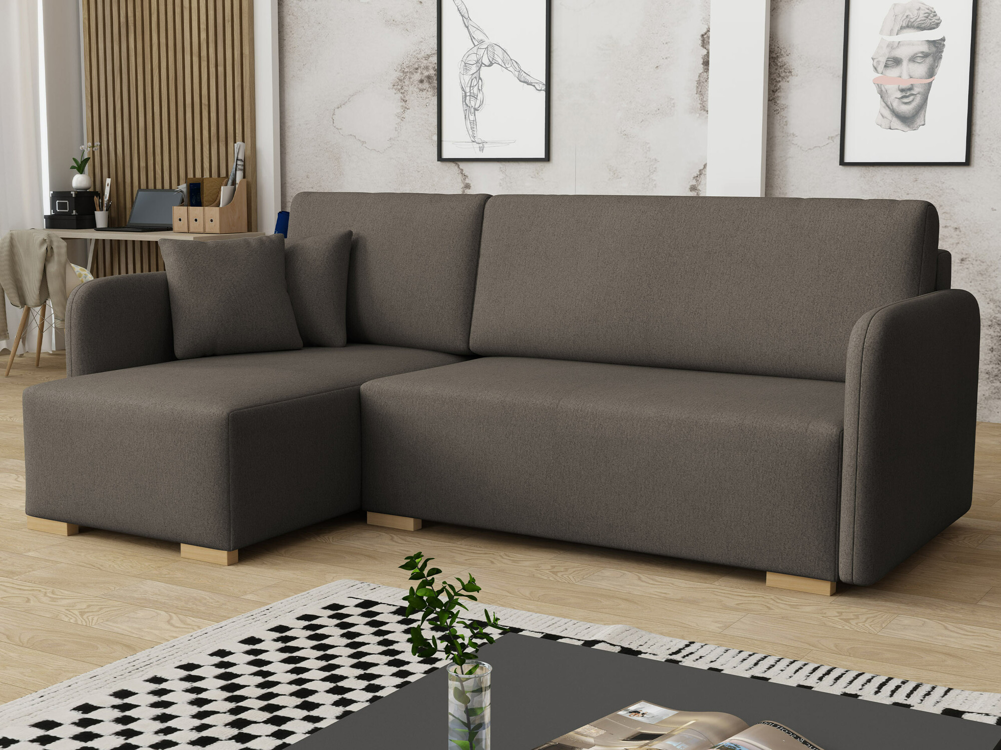 Ugaona sofa Columbus 245 (Velo 625)