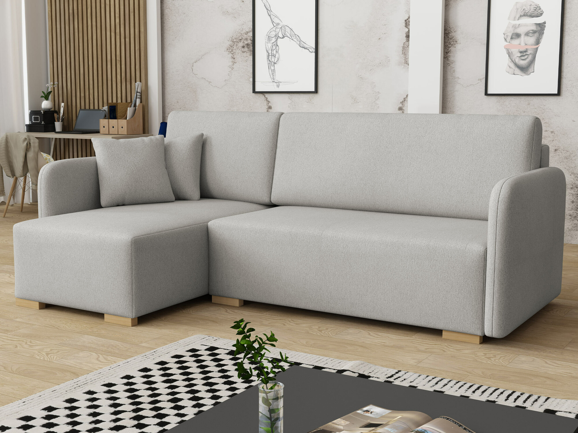 Ugaona sofa Columbus 245 (Velo 633)
