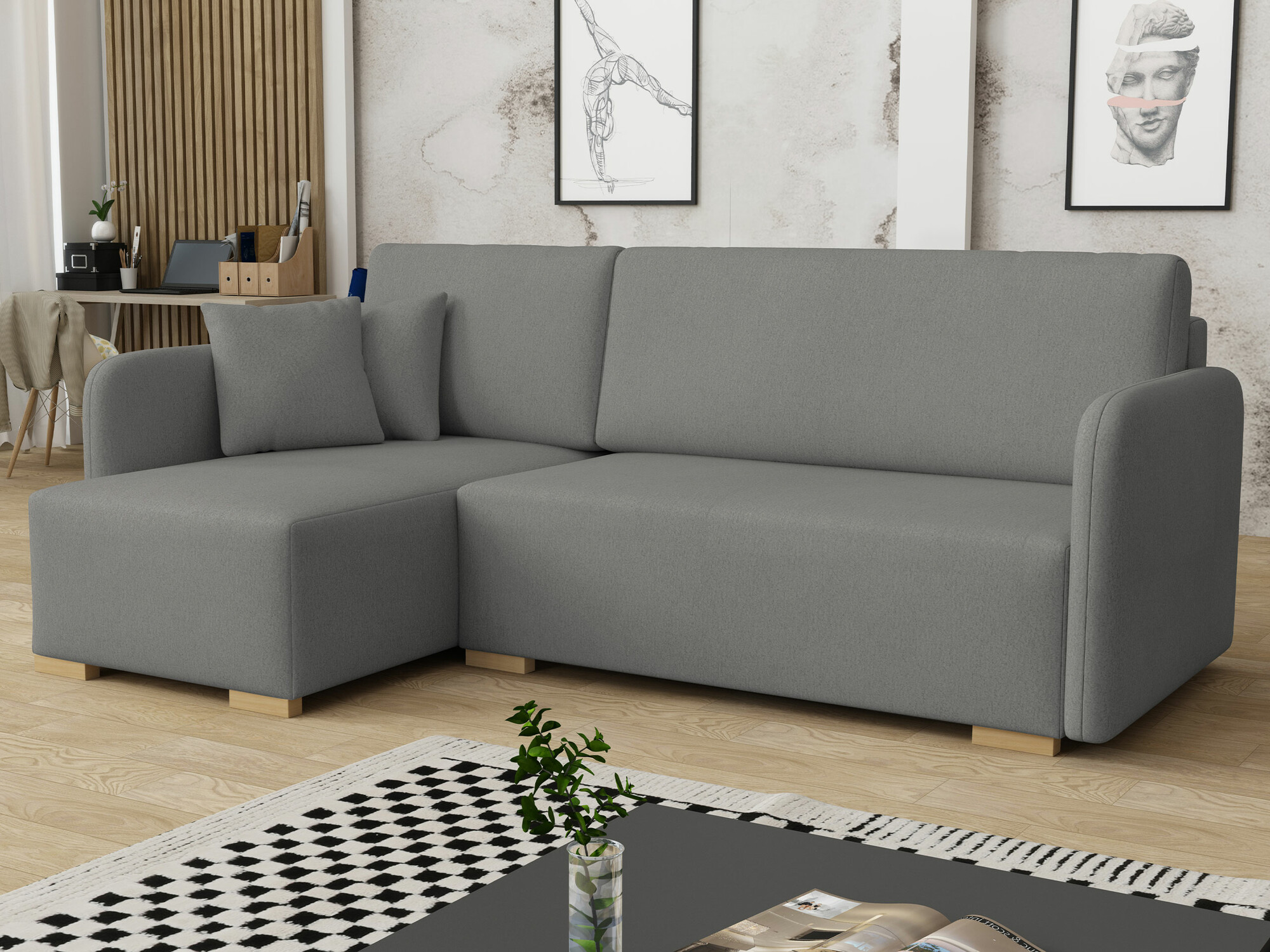 Ugaona sofa Columbus 245 (Velo 635)