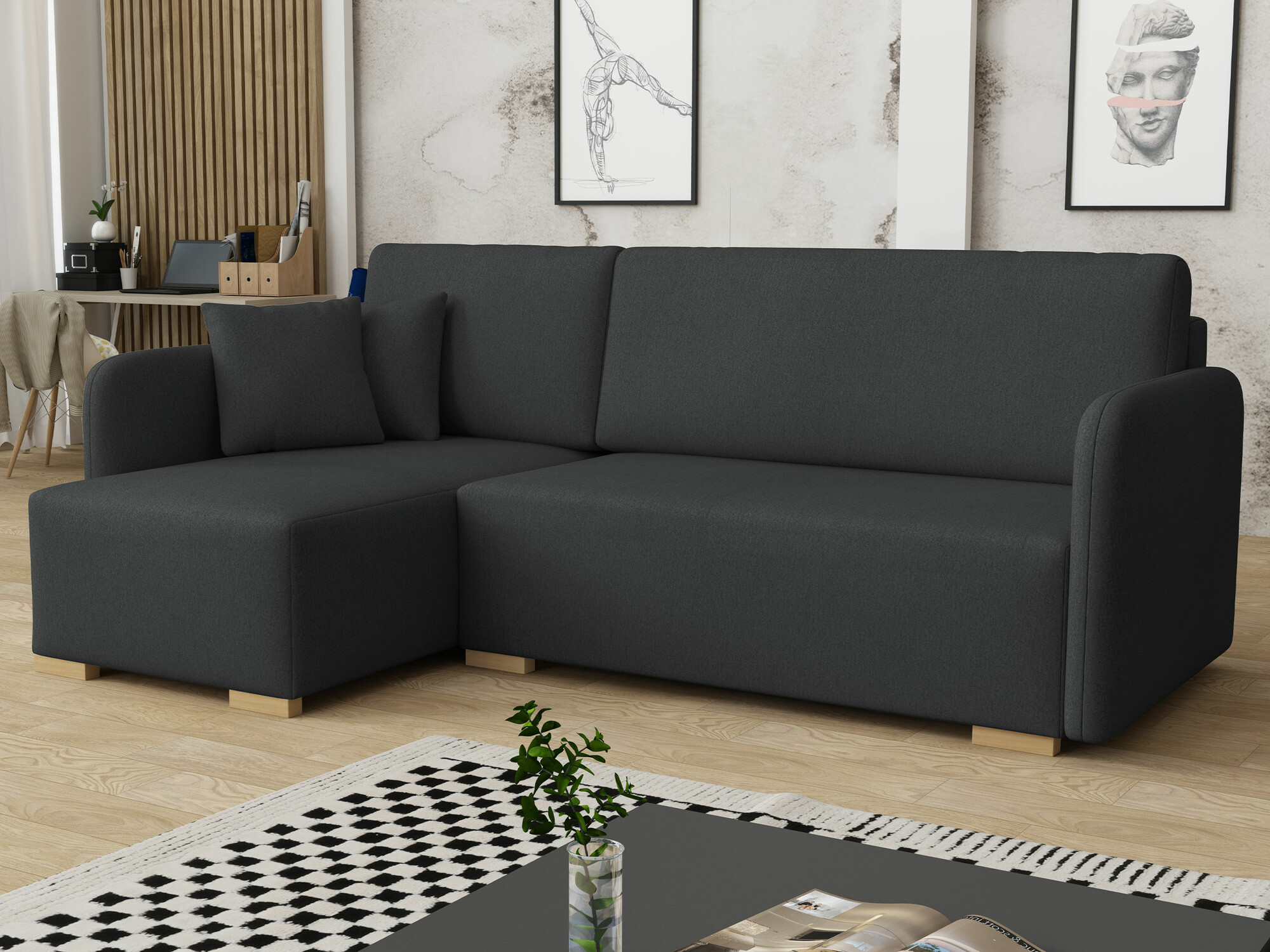 Ugaona sofa Columbus 245 (Velo 636)
