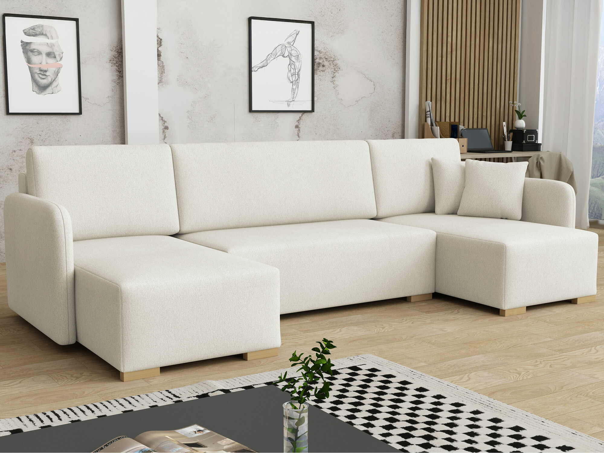 Ugaona sofa Columbus 246 (Velo 621)