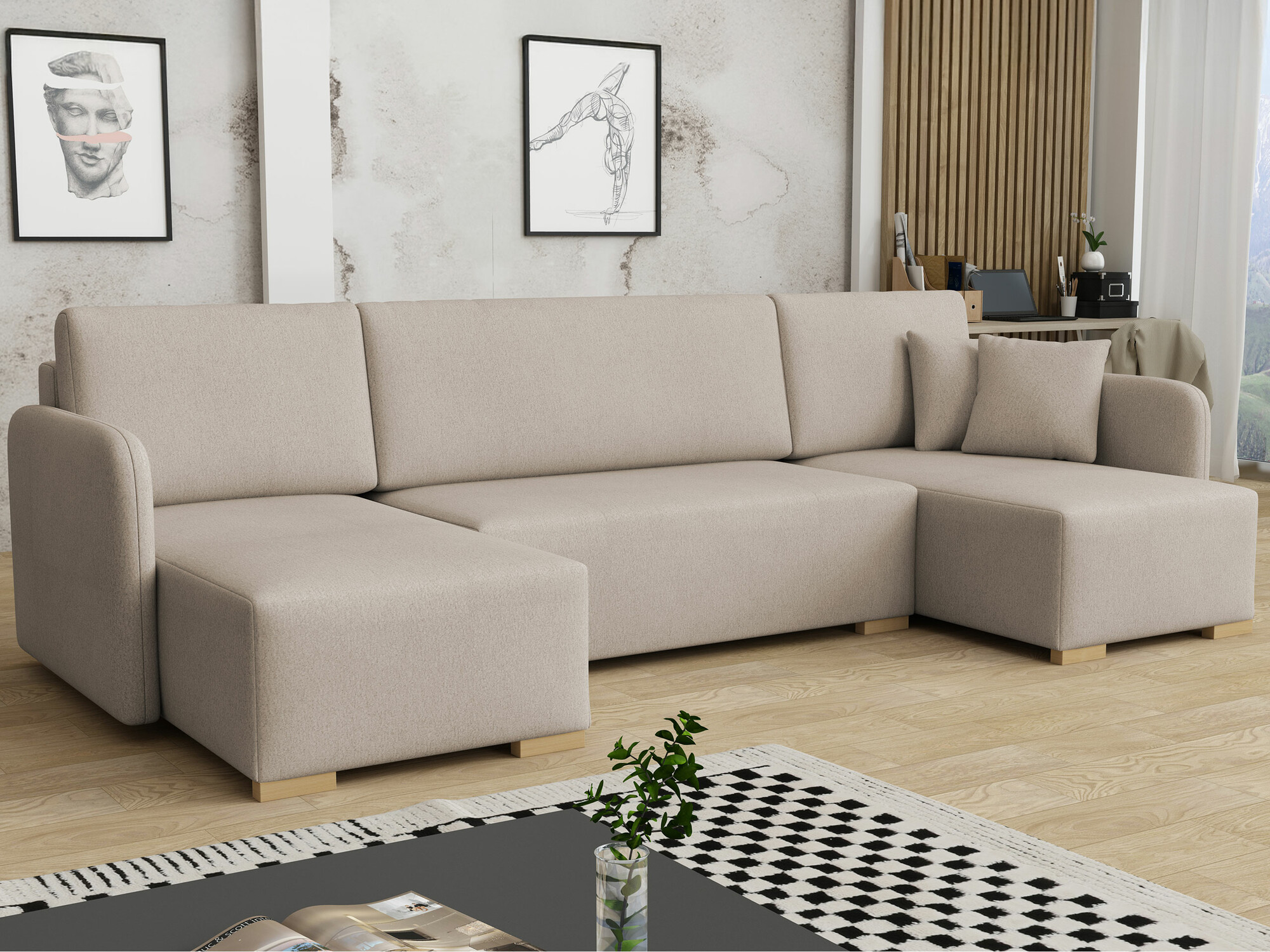 Ugaona sofa Columbus 246 (Velo 623)