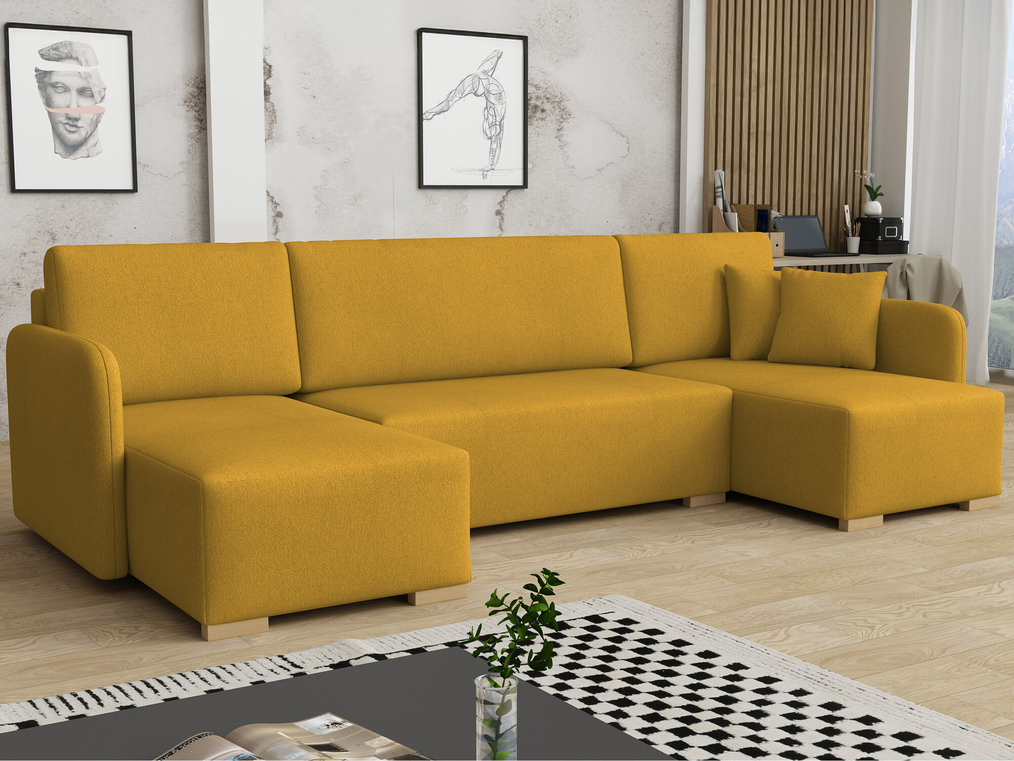 Ugaona sofa Columbus 246 (Velo 626)